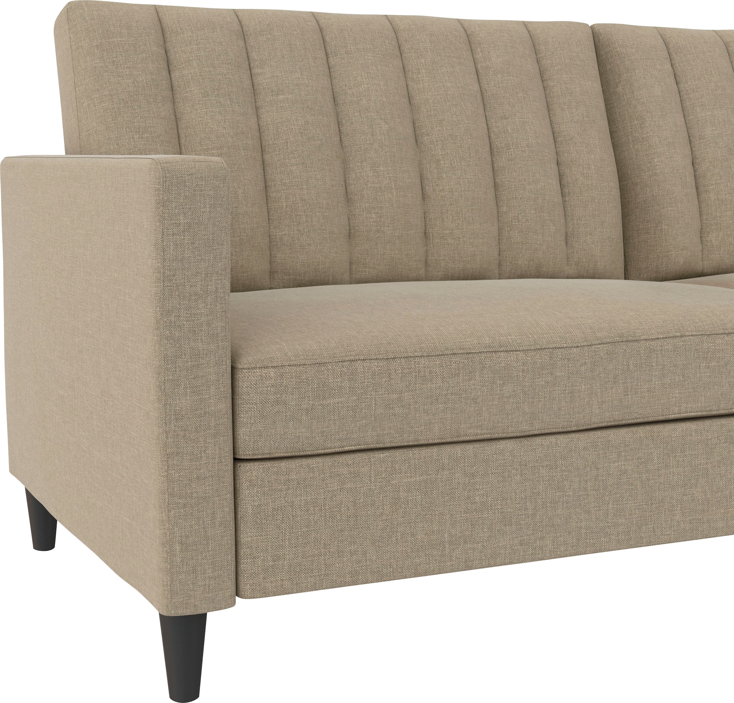 Dorel Home 3-Sitzer »Celine«, Rückenlehne 2-teilig und 3-fach verstellbar, Sitzhöhe 43 cm