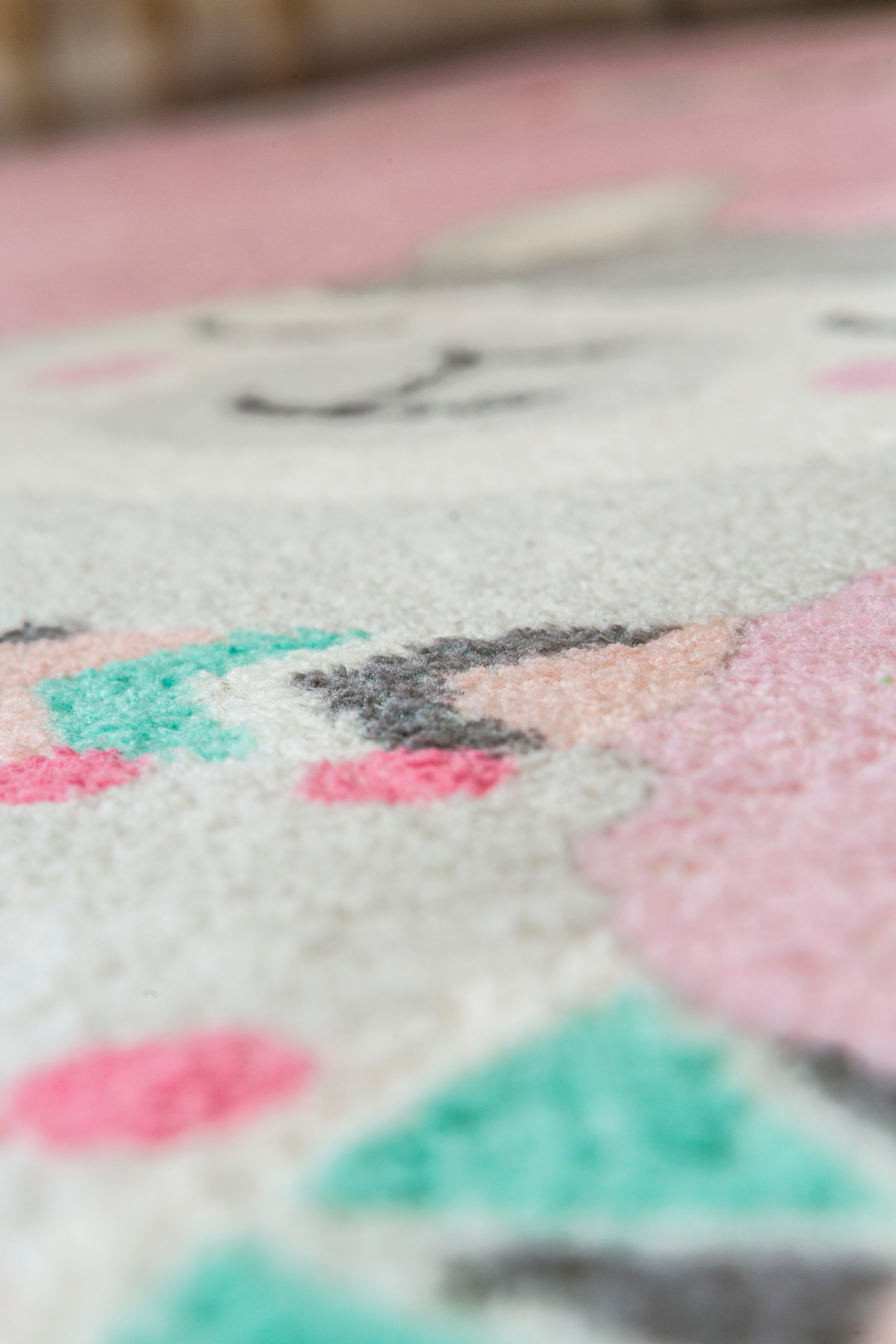 LUXOR living Kinderteppich »Lama Lulu«, rechteckig, 12 mm Höhe, Lama-Motiv, Pastell-Farben, Kinderzimmer