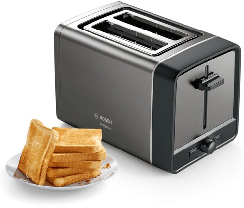 BOSCH Toaster "TAT5P425DE DesignLine", 2 kurze Schlitze, 970 W