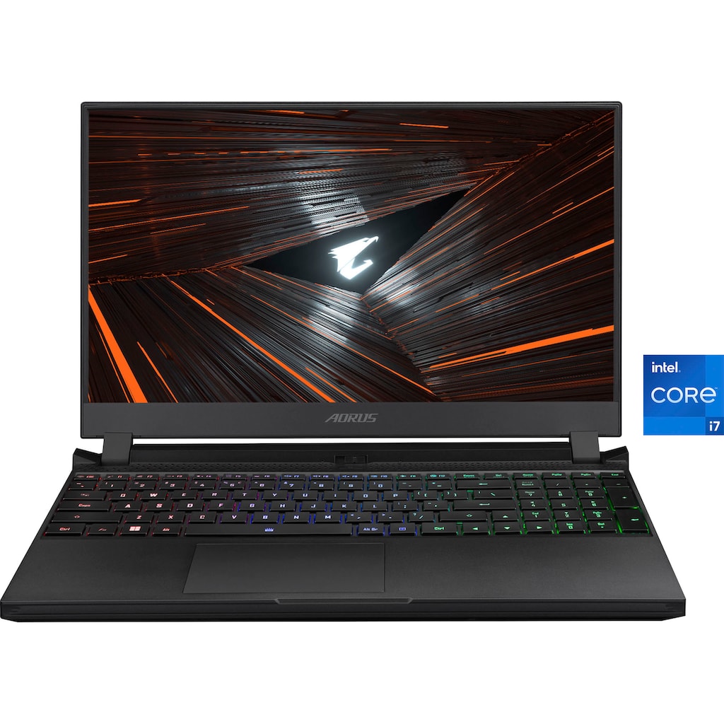 Gigabyte Gaming-Notebook »AORUS 5 SE4-73DE314SH«, 39,62 cm, / 15,6 Zoll, Intel, Core i7, GeForce RTX 3070, 1000 GB SSD