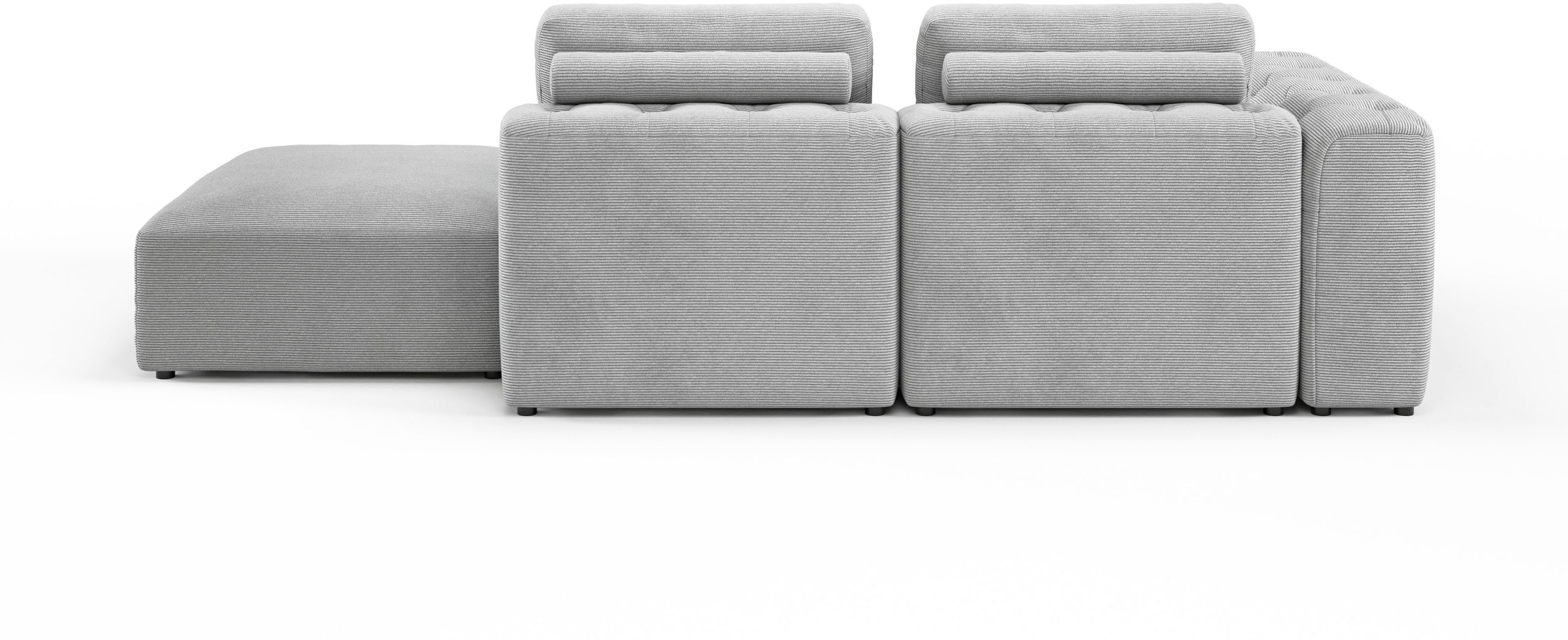 RAUM.ID Chaiselongue »Cushid«, Modul-Sofa, bestehend aus 2-Sitzer und Hocker
