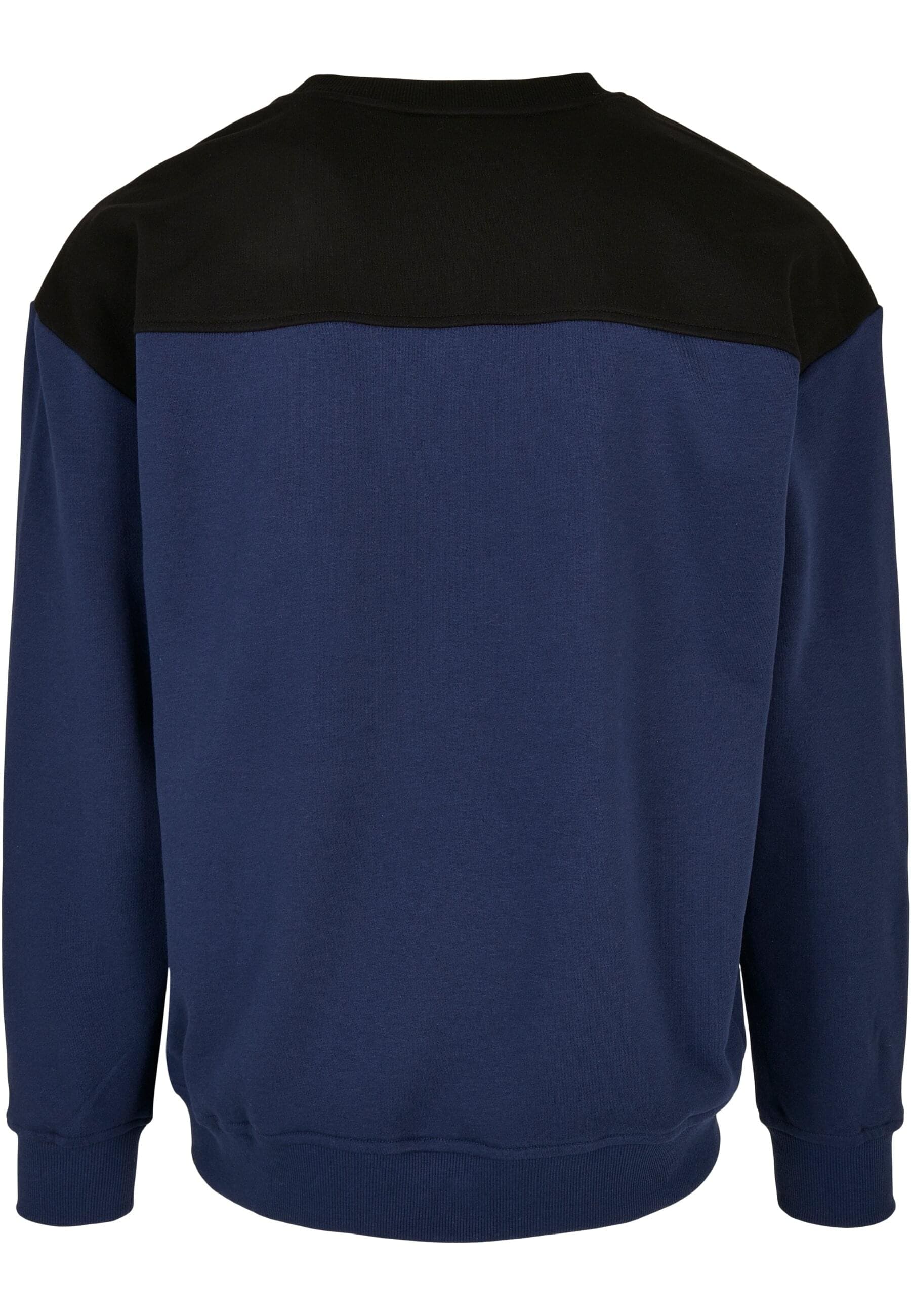 URBAN CLASSICS Rundhalspullover »Urban Classics Herren Upper Block Crewneck«, (1 tlg.)