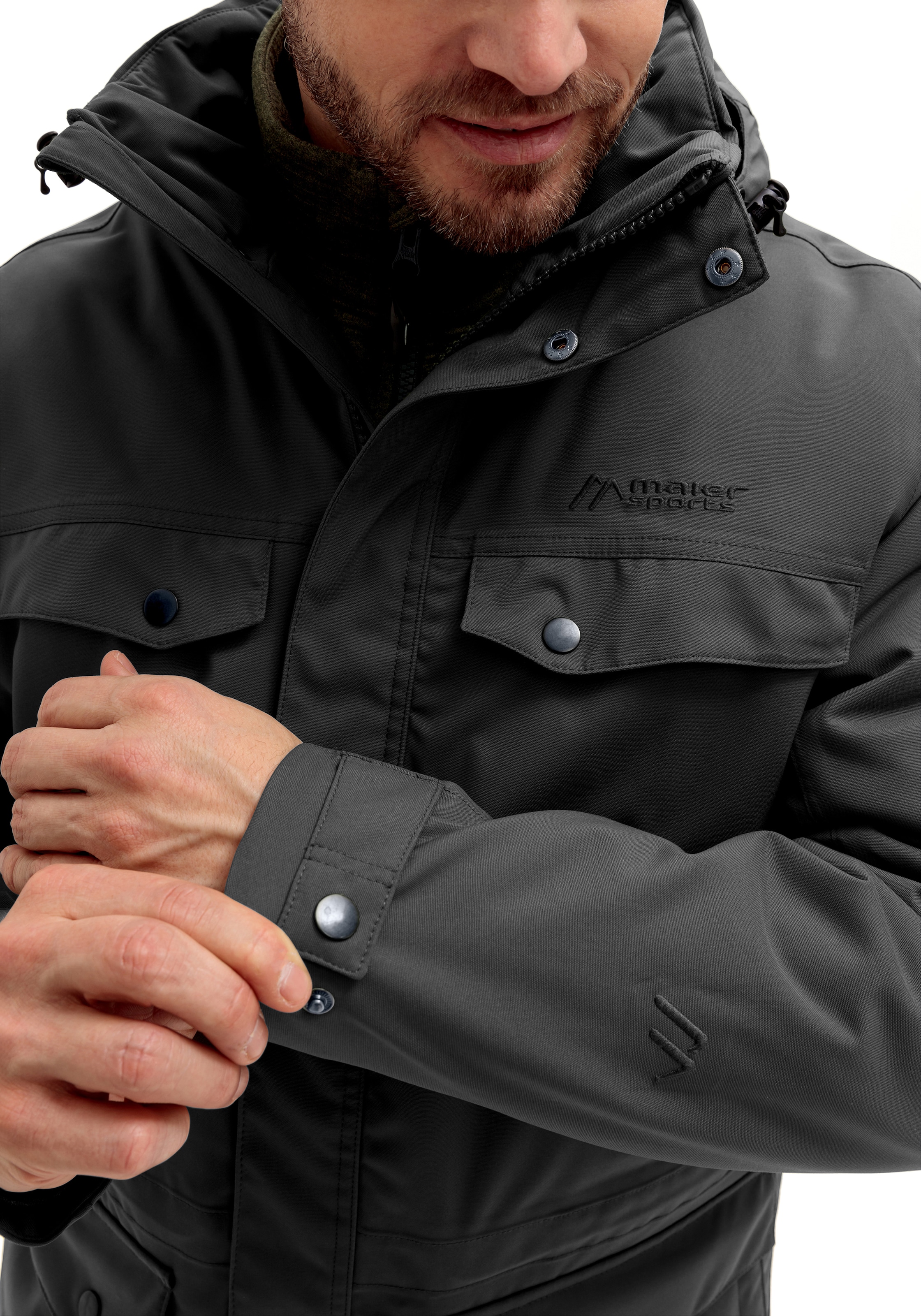 Maier Sports Funktionsjacke »Knuth«, Herren Outdoorjacke, wind/wasserdichte Jacke, mTHERM Isolation