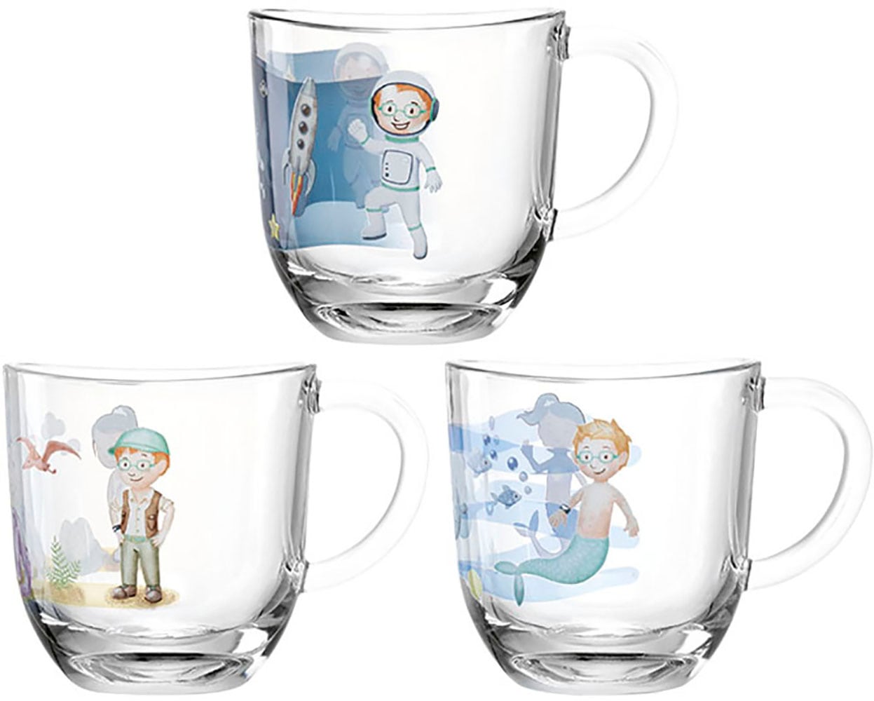 Tasse »BAMBINI AVVENTURA«, (Set, 6 tlg.), 280 ml, 6-teilig