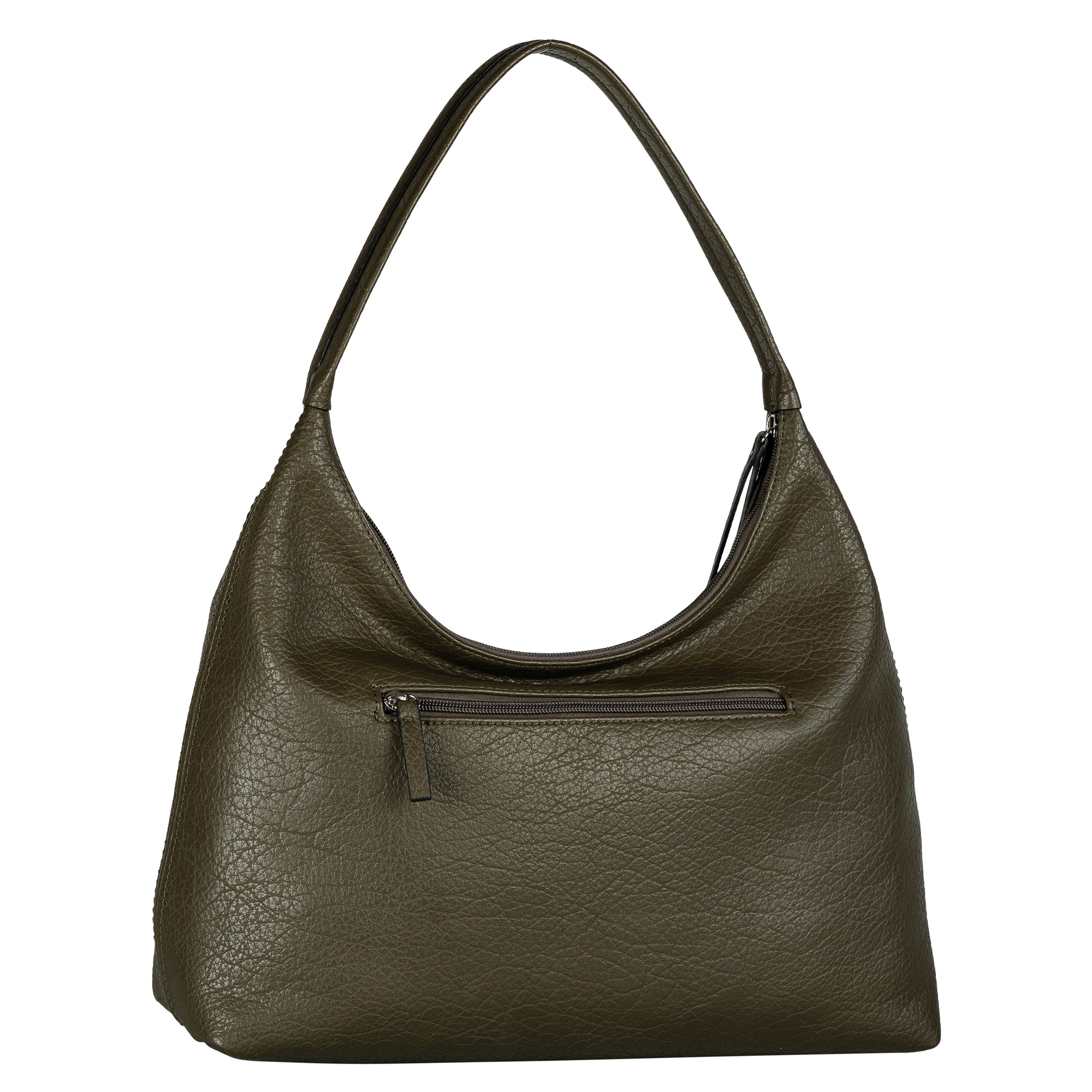 Thumbnail - TOM TAILOR Hobo "Evelina" aus weichem Lederimtitat in lässiger Trapezform mit dekorativen Seiten