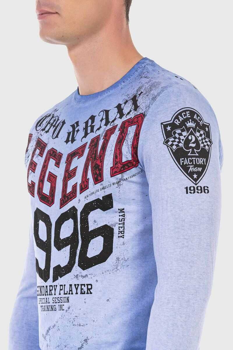 Cipo & Baxx T-Shirt »Sweatshirts«, mit Print und sportlichem Look