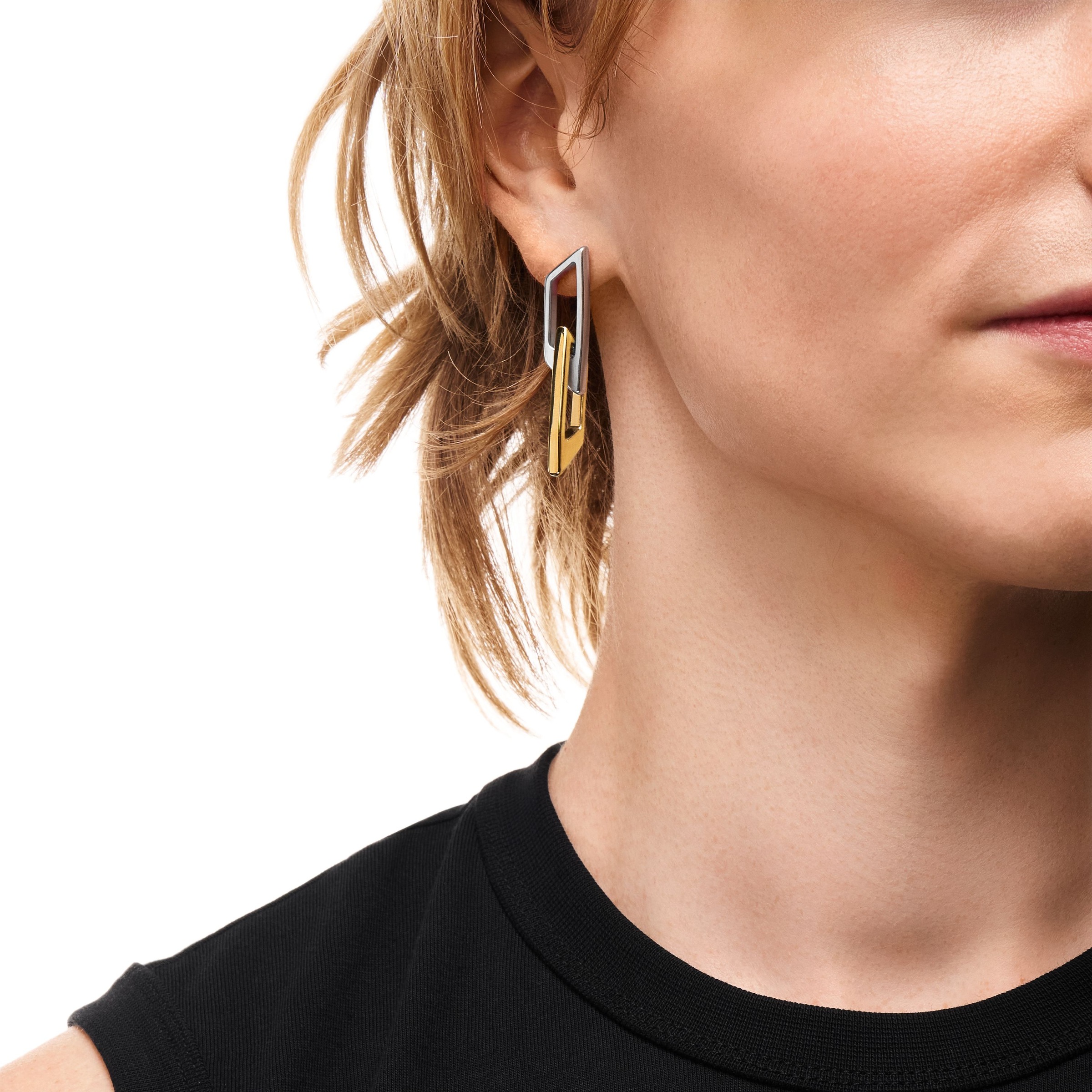 Diesel Single-Ohrstecker »Schmuck Geschenk Edelstahl Ohrring D Logo«