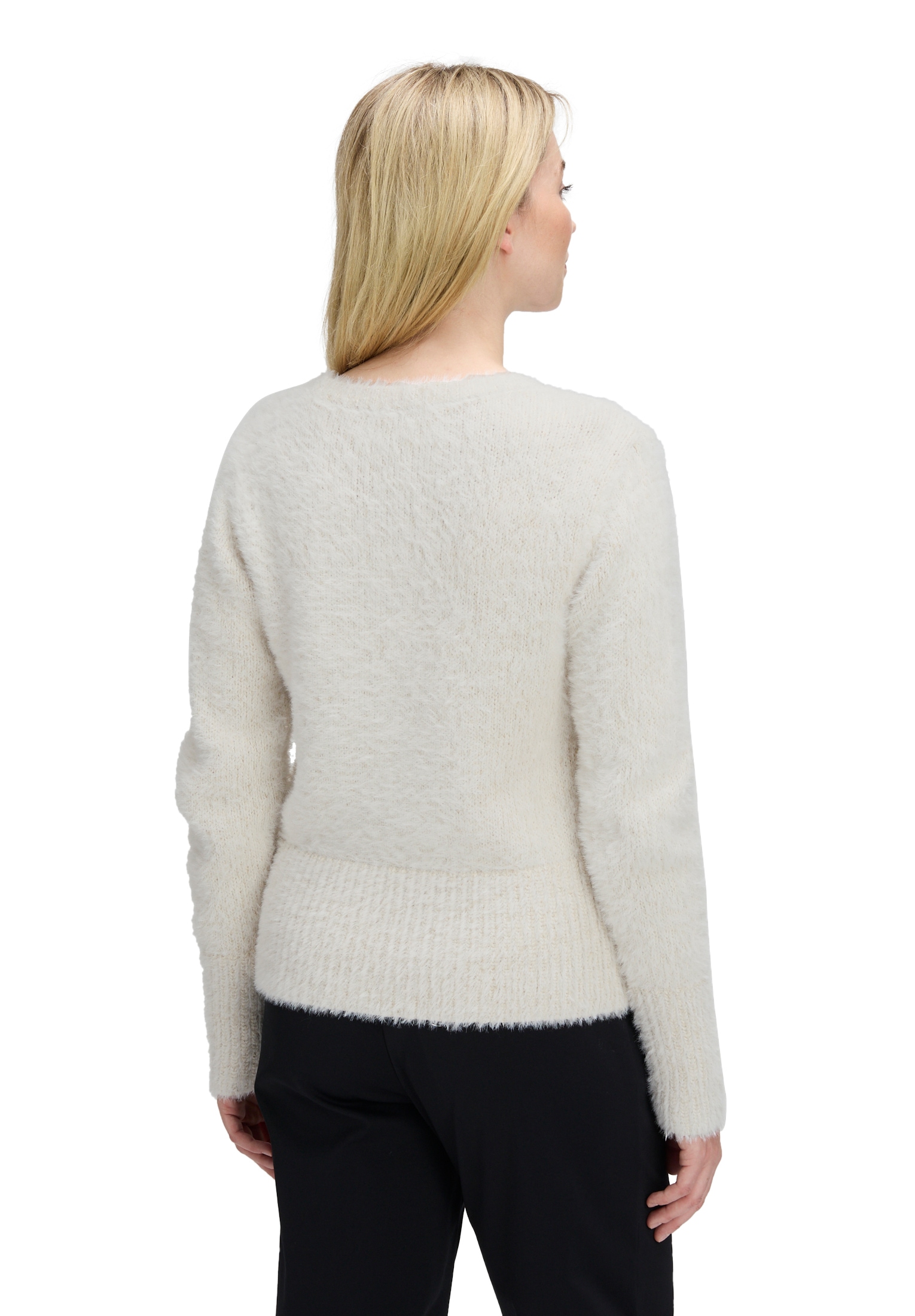 Betty&Co Strickpullover »Betty & Co Damen Strickpullover mit V-Ausschnitt«, (1 tlg.)