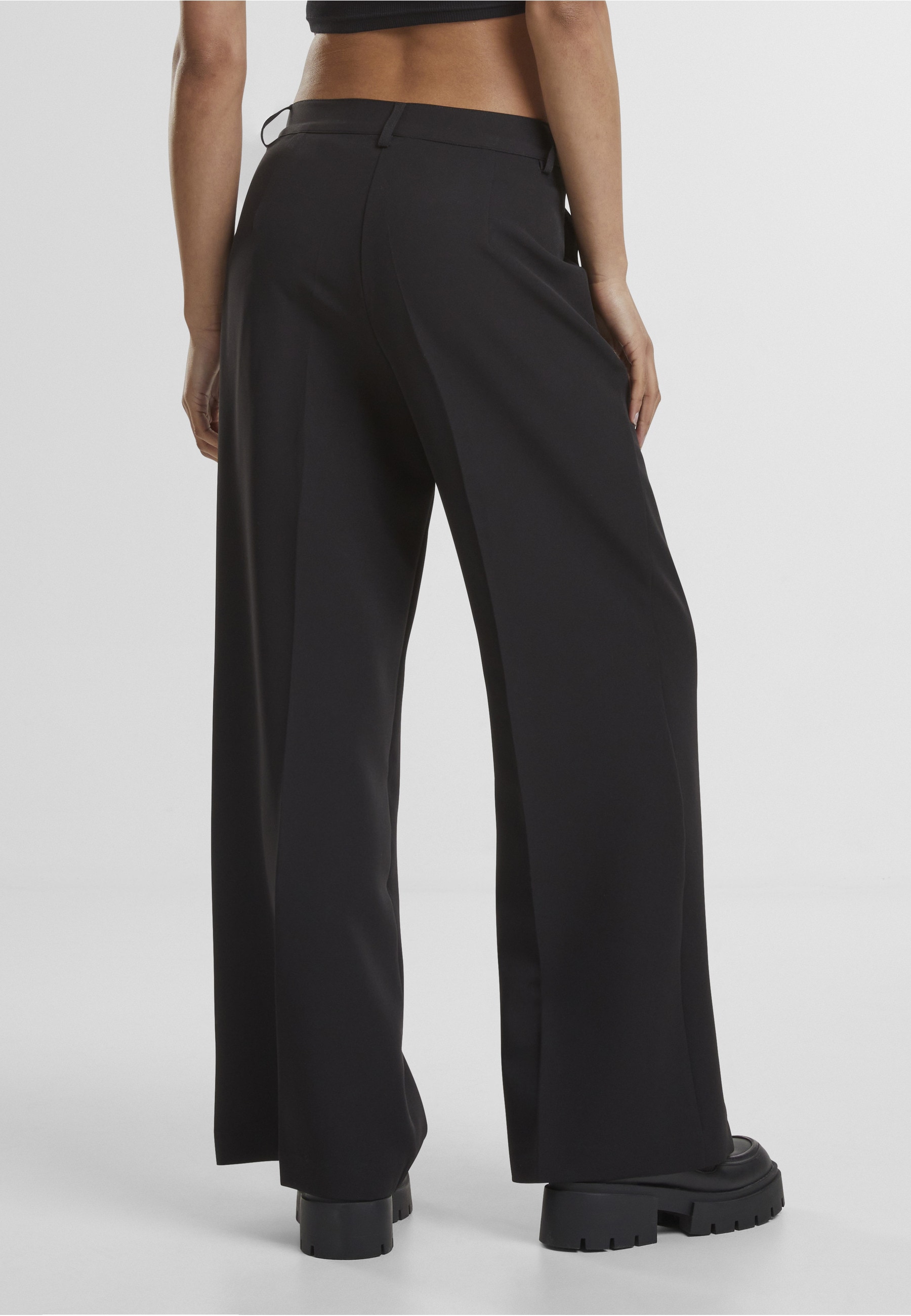 URBAN CLASSICS Stoffhose »Urban Classics Ladies Wide Leg Trousers«
