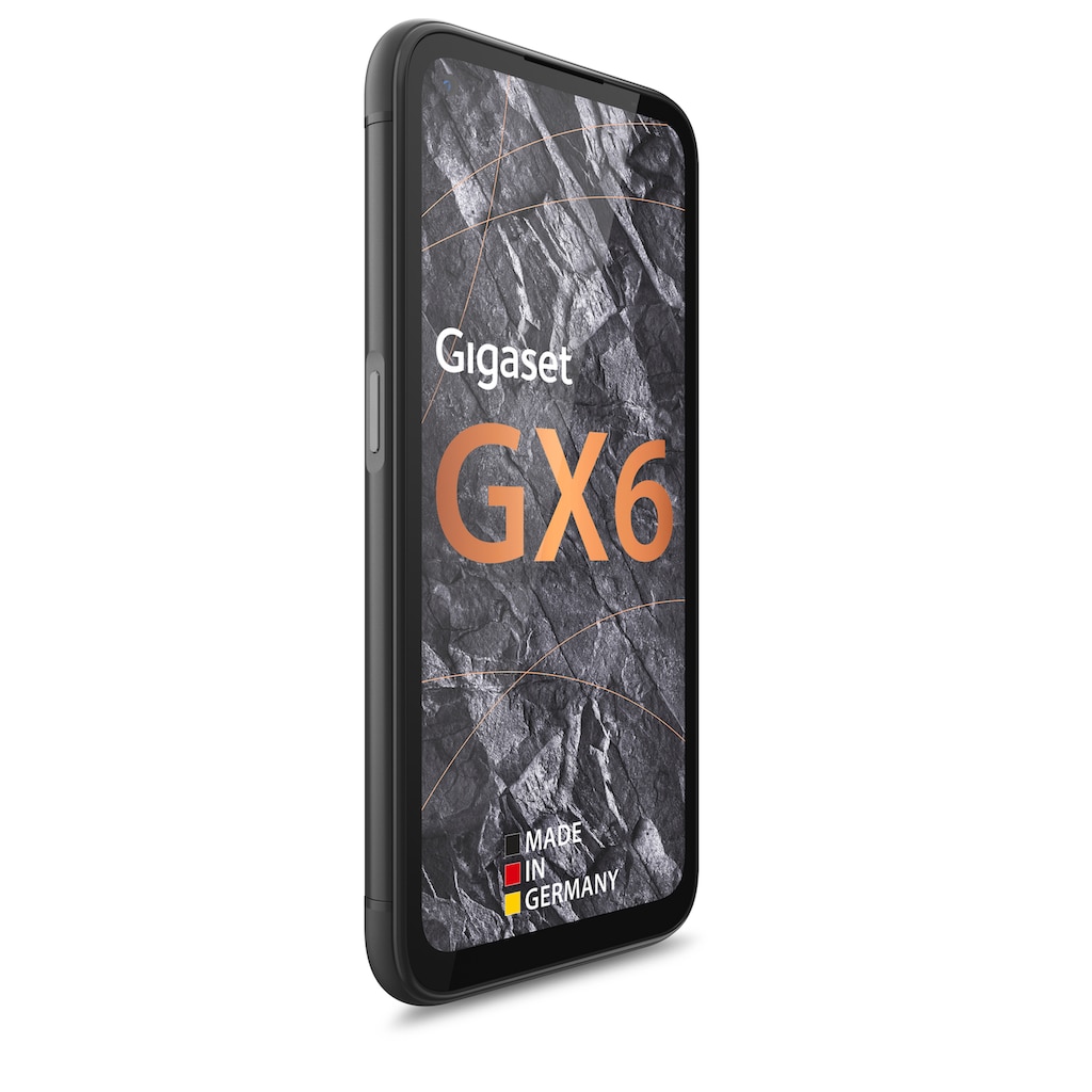 Gigaset Smartphone »GX6«, Schwarz, 16,76 cm/6,6 Zoll, 128 GB Speicherplatz, 50 MP Kamera