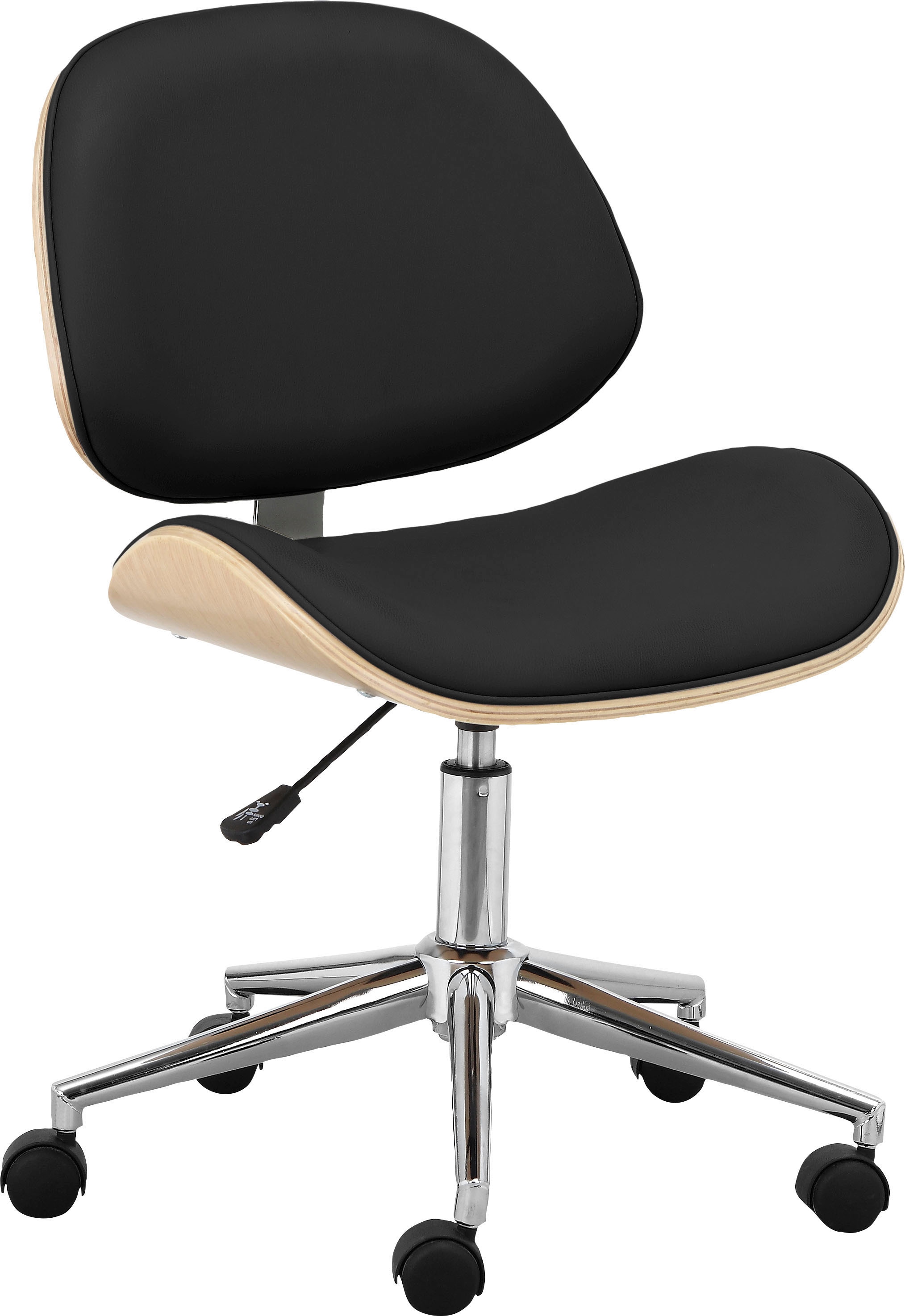 andas Bürostuhl "Kiruna" () 1 Stk. Kunstleder Kunstleder, mit Pappelholz Sc günstig online kaufen