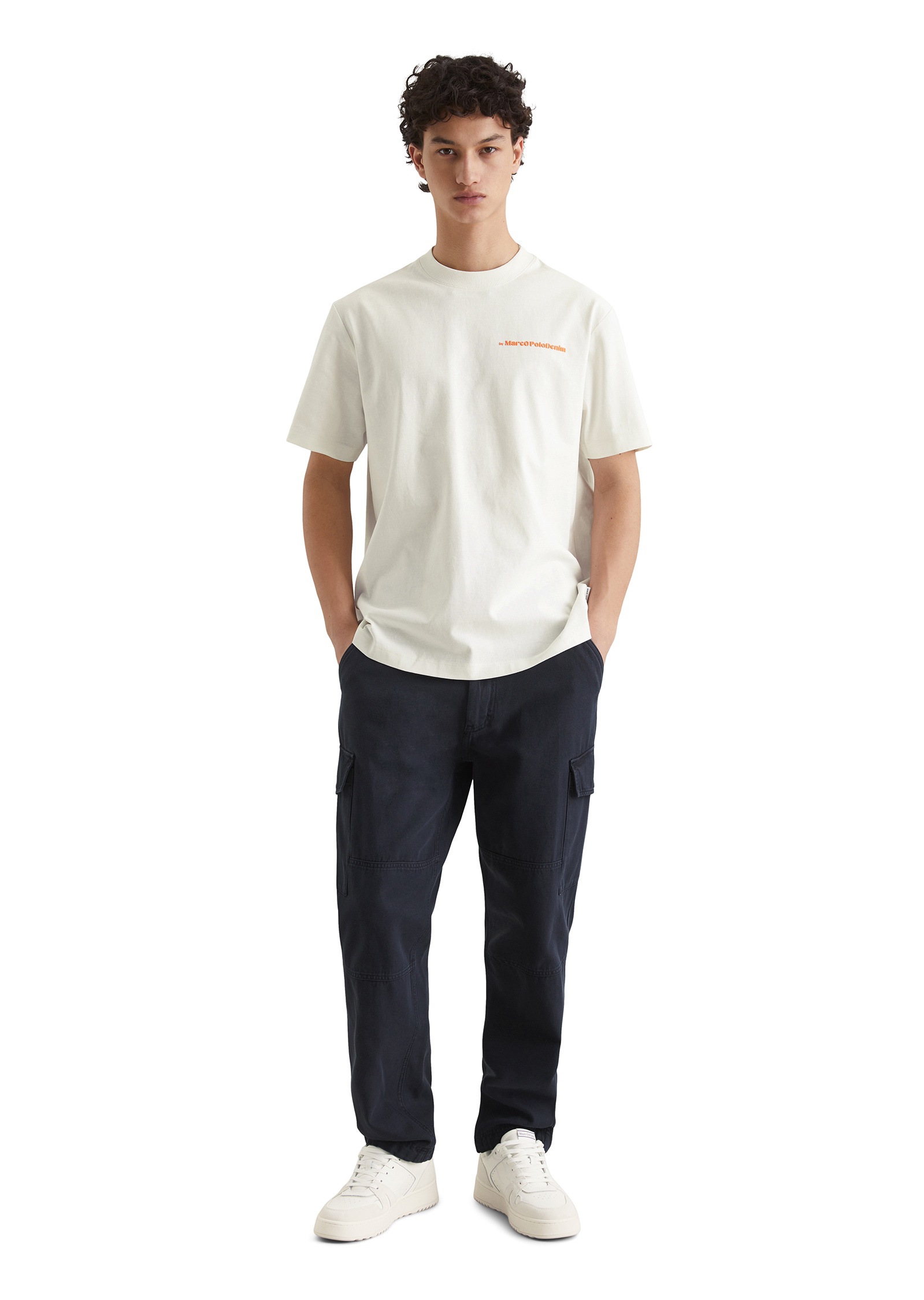 Marc O'Polo DENIM T-Shirt »mit erhabenem Rückenprint«