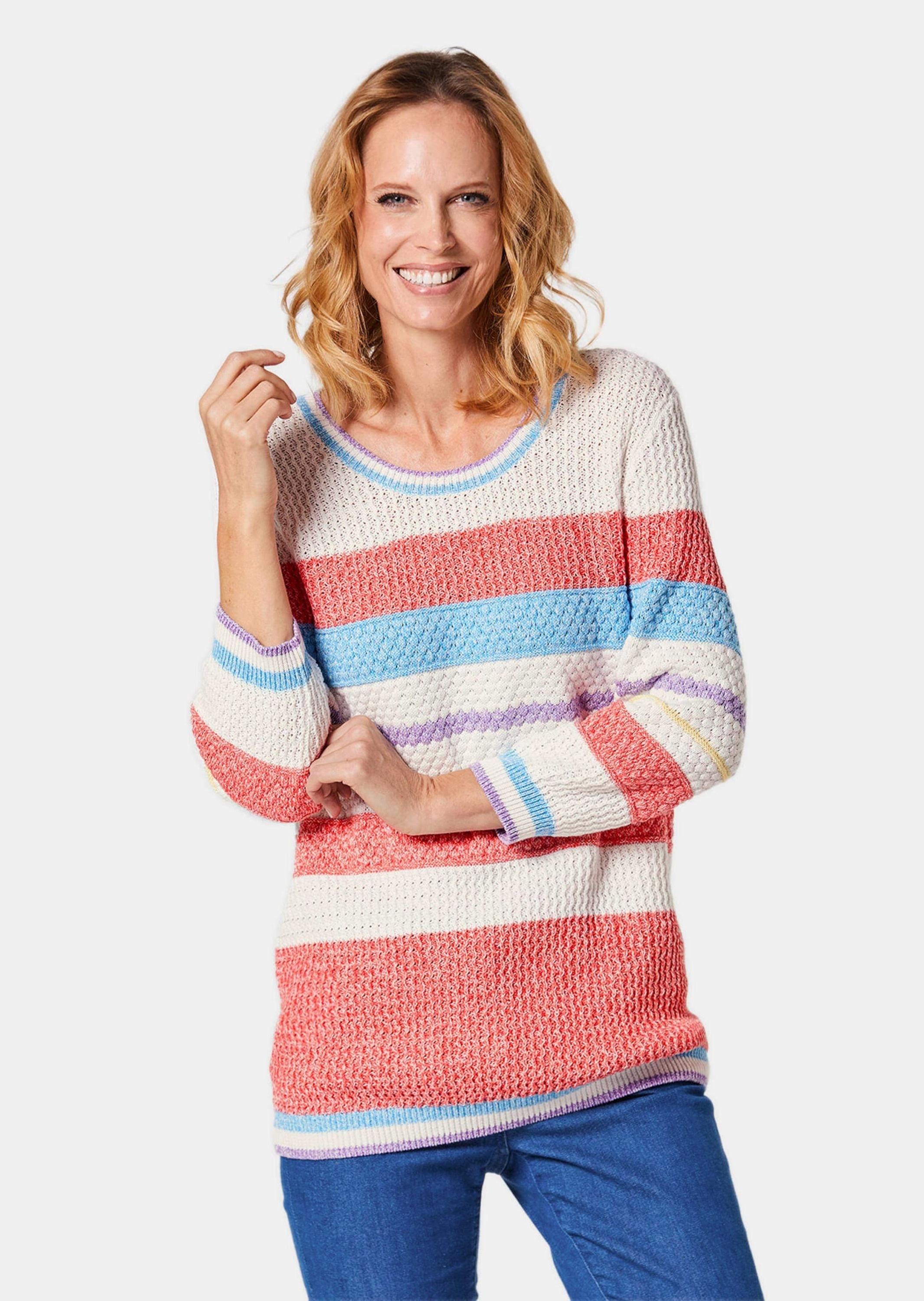 GOLDNER Rundhalspullover »Pullover Pullover in hochwertiger Qualität«