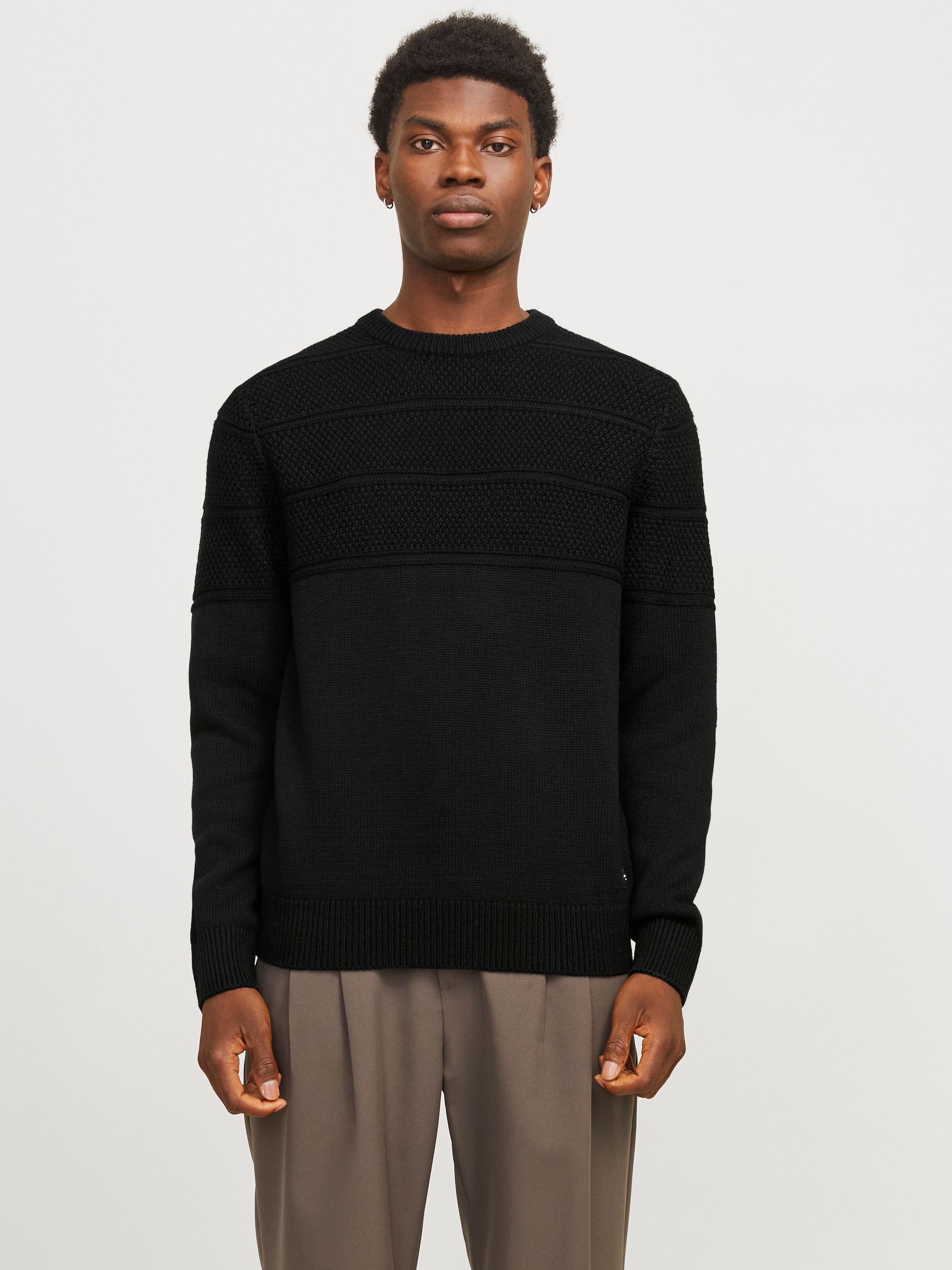 Jack & Jones Jack & Jones Megztinis apvalia iškirpt...