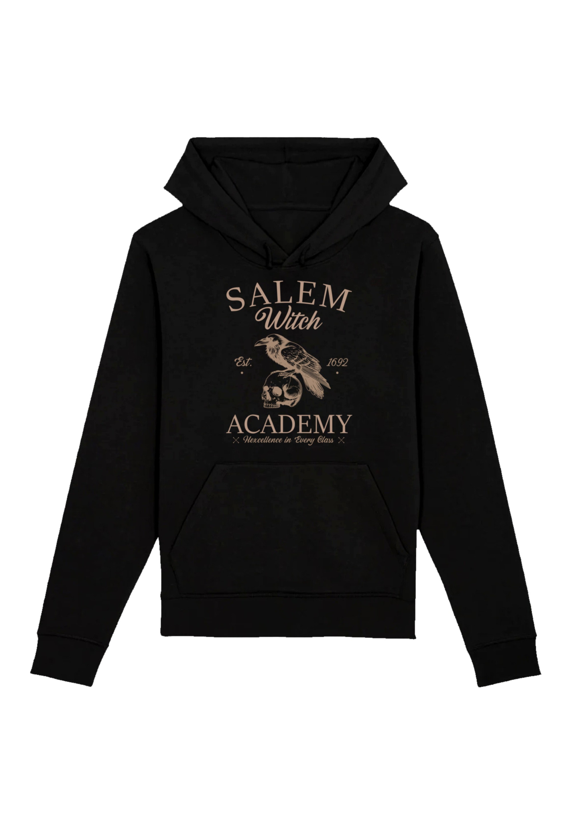 F4NT4STIC Kapuzenpullover "Halloween University Salem witch crow skull", Pr günstig online kaufen