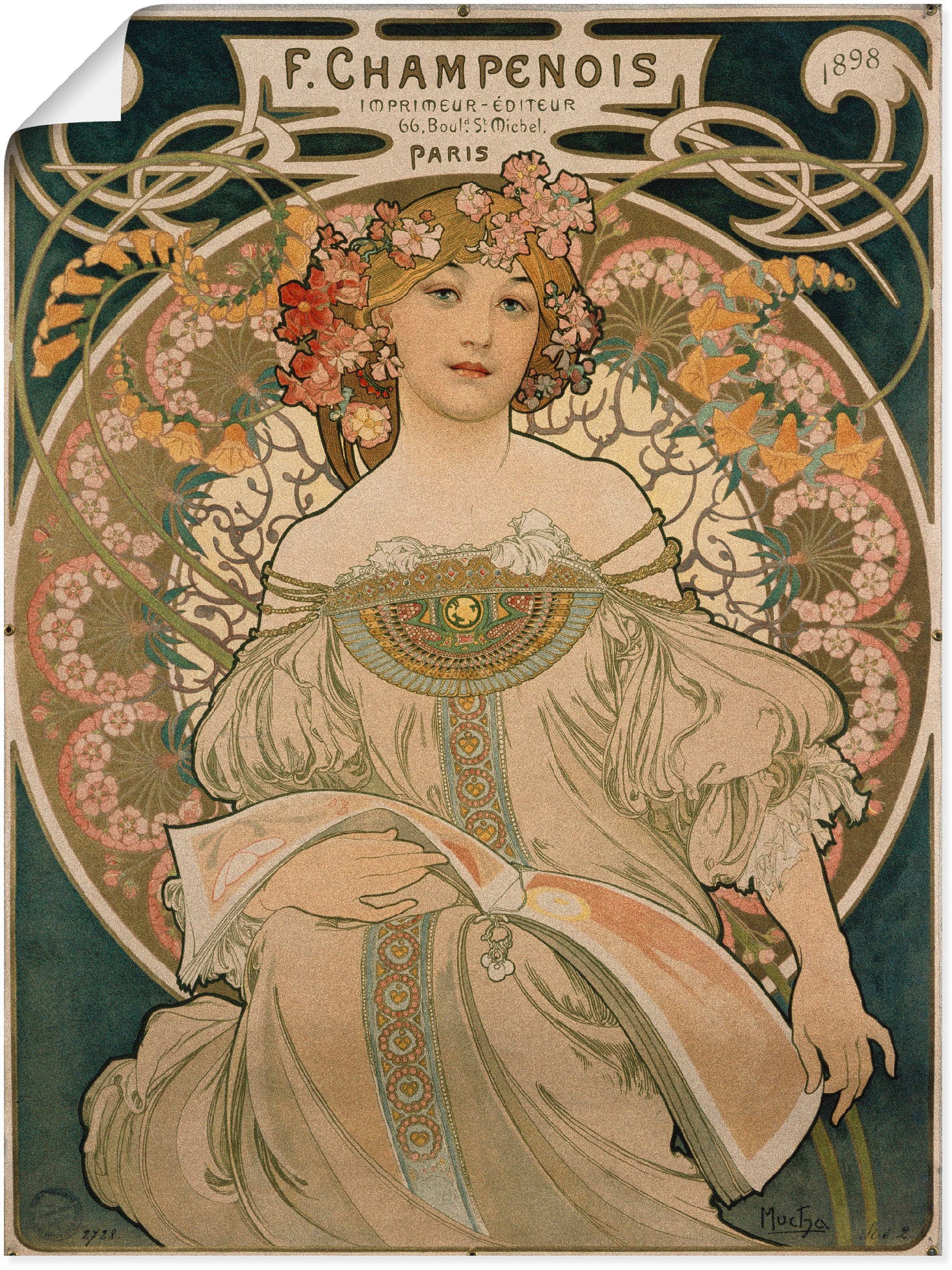 Artland "Plakat für F. Champenois. 1897" Ausstellungsplakate 1 Stk. tlg. oh günstig online kaufen