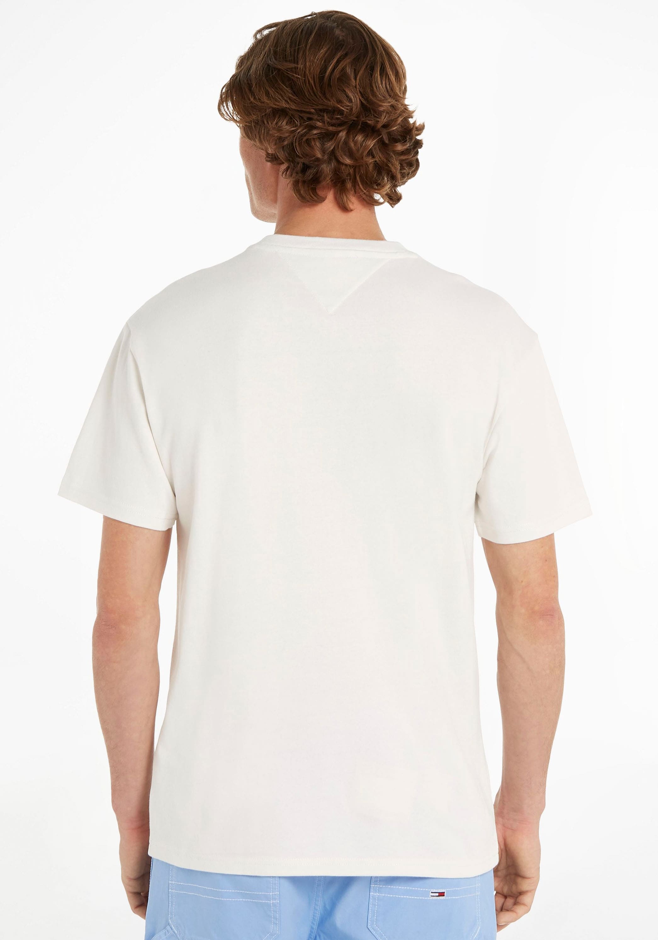 XS CLSC »TJM BAUR mit T-Shirt ▷ bestellen Tommy TEE«, TOMMY | BADGE Jeans Rundhalsausschnitt