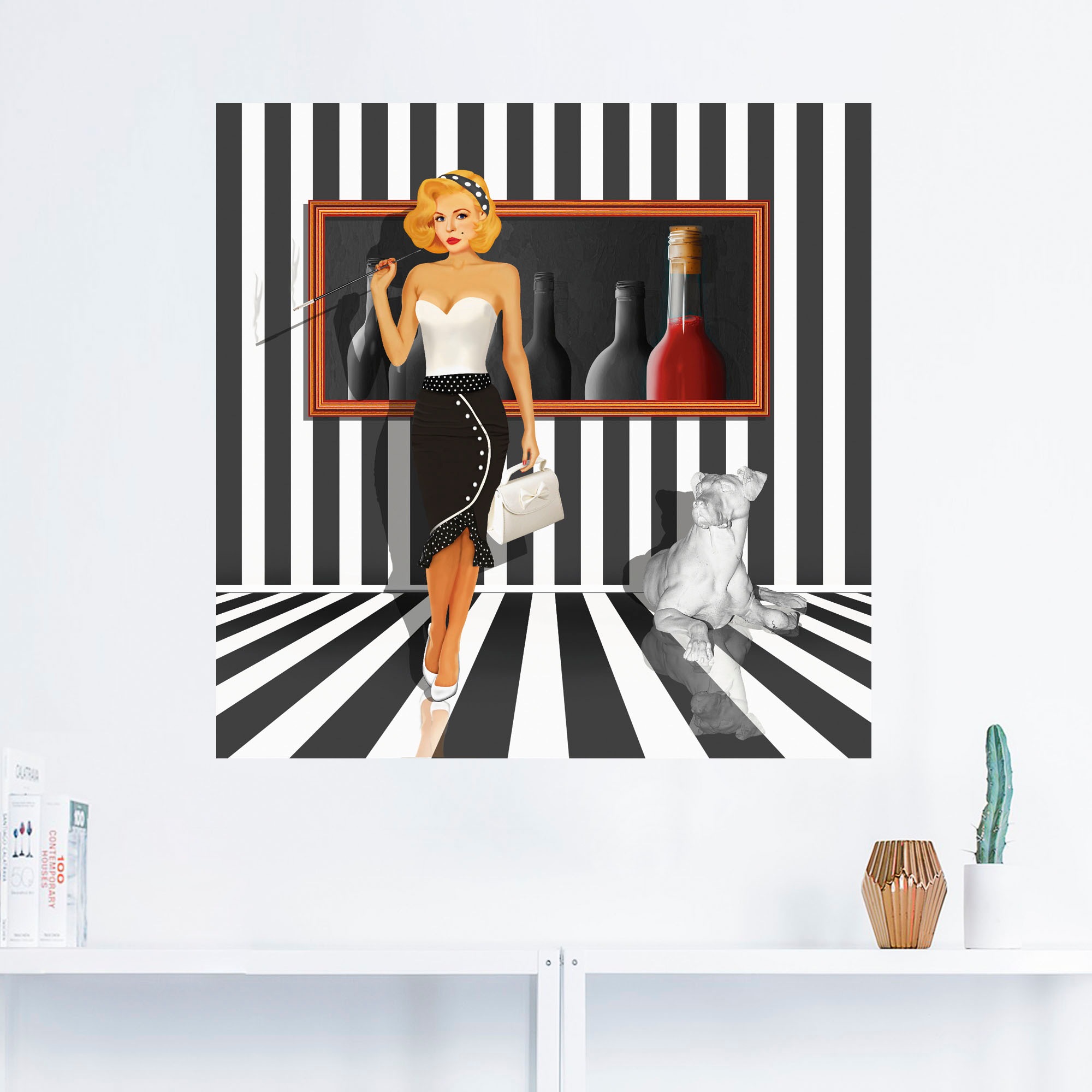 Artland Wandbild »Serie«, Frau, (1 St.), als Leinwandbild, Wandaufkleber in verschied. Größen