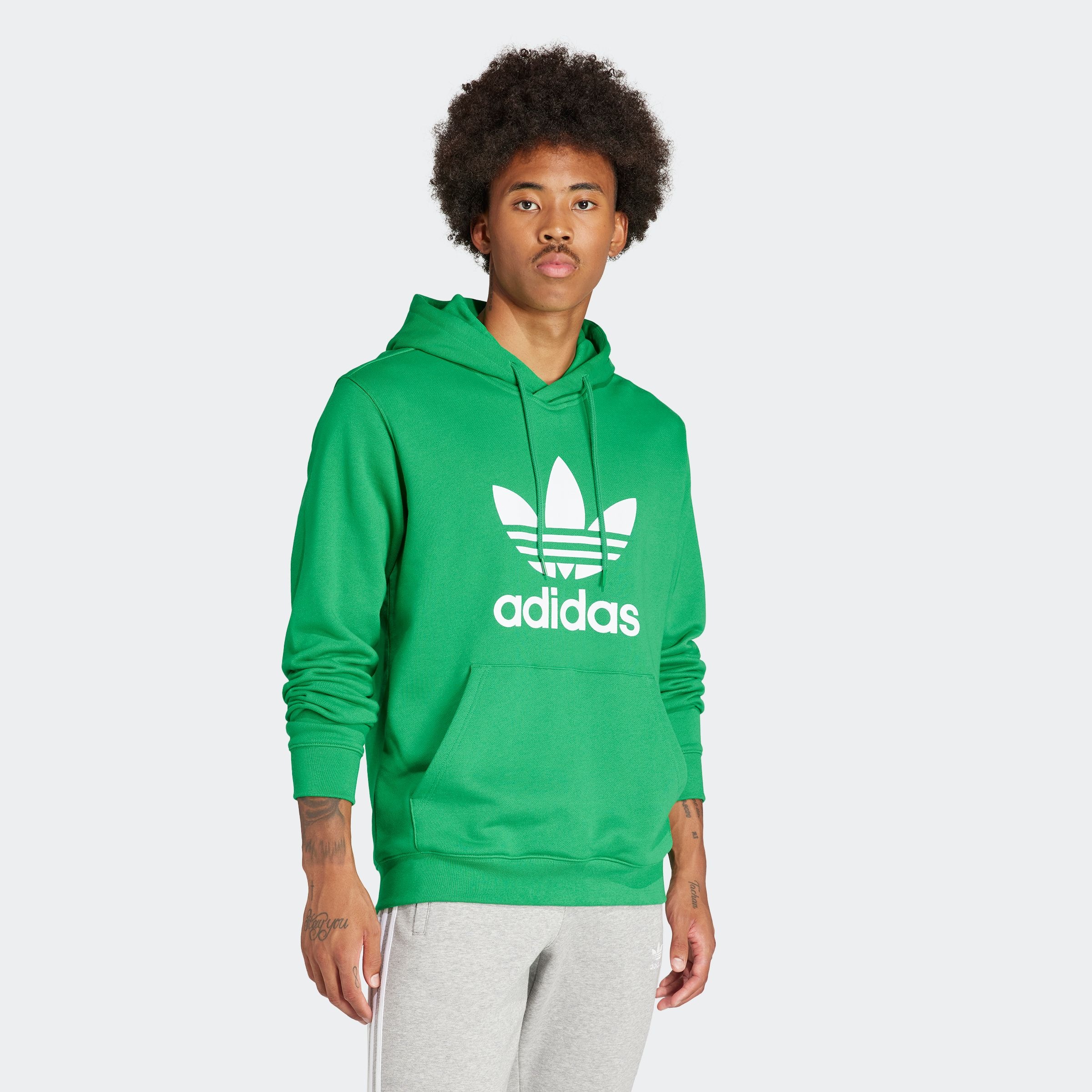 adidas Originals Kapuzensweatshirt »TREFOIL HOODY«, Hoodie, Kapuzenpullover mit großem Logoprint