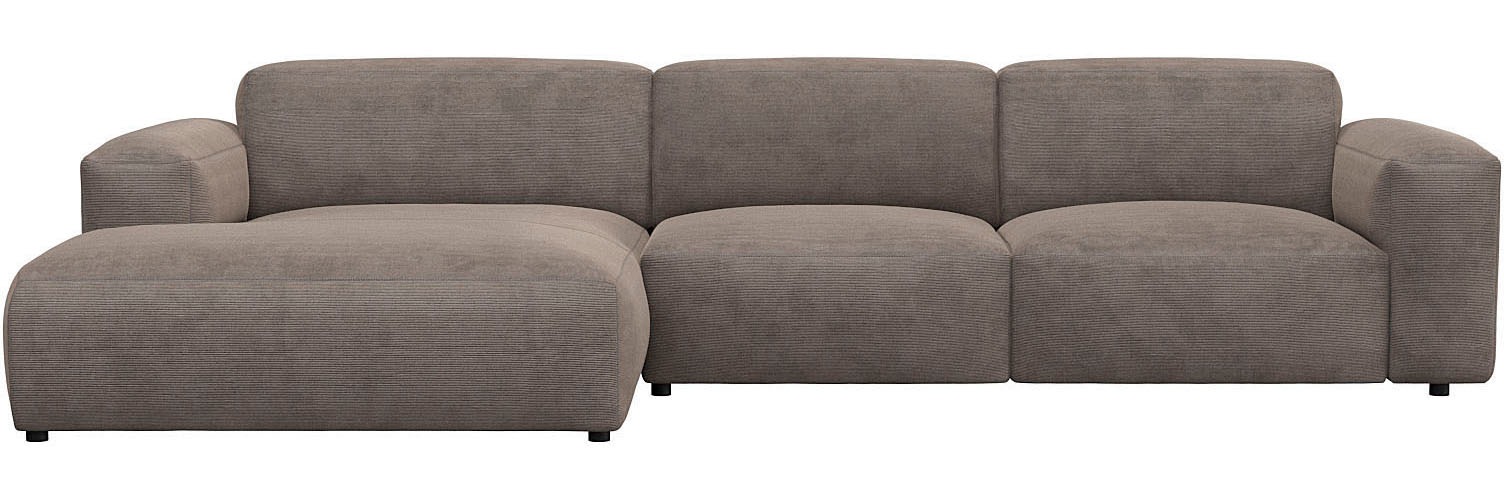 FLEXLUX Ecksofa "Lucera bequem und komfortabel durch hochwertigen Sitzaufba günstig online kaufen
