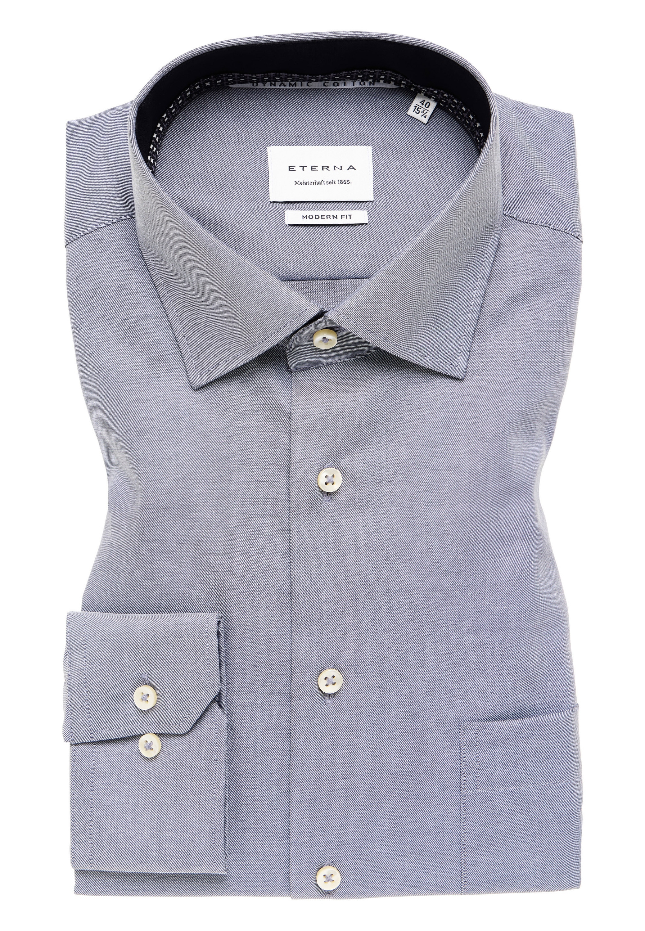 Eterna Langarmhemd »MODERN FIT« NON IRON (bügelfrei)