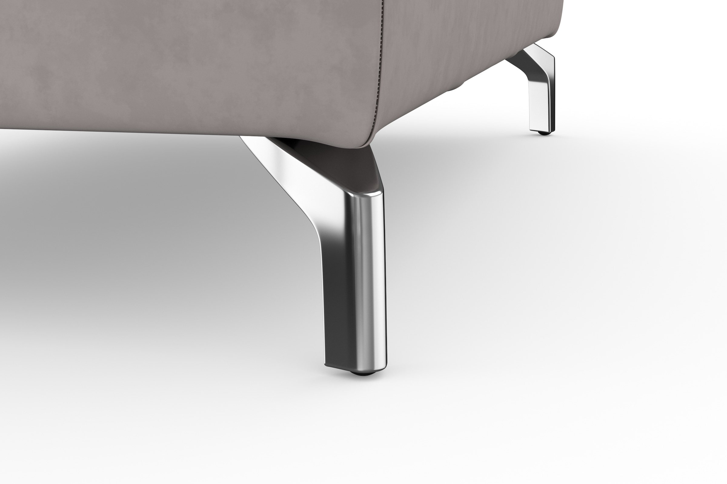 sit&more Hocker »Bendigo« mit Klappfunktion, Bodenfreiheit 12 cm, wahlweise in 2 Fußfarben