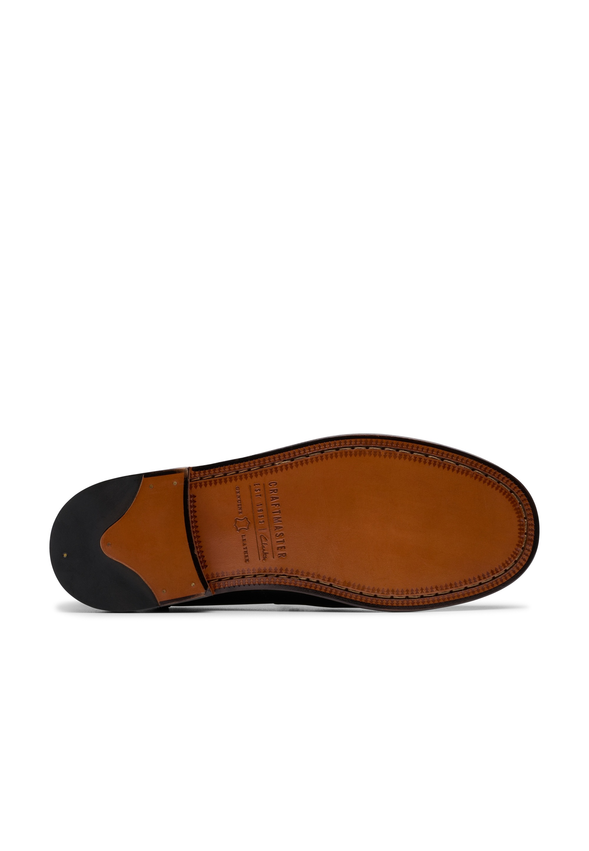 Clarks Slipper »CraftJames«  mit elegantem, italienischem Glattleder-Finish
