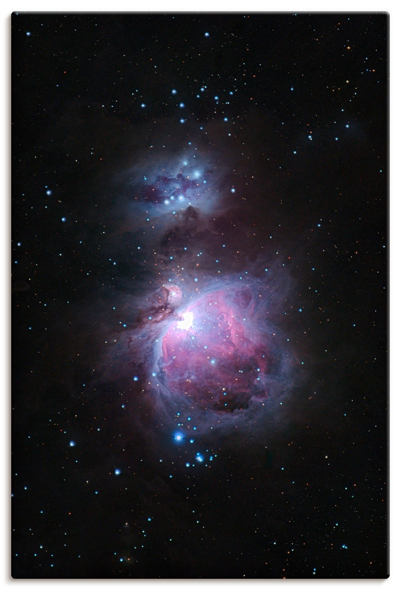 Artland Wandbild "Orionnebel im Sternbild Orion" 1 Stk. tlg. als Alubild, Leinwandbild, Poster, Wandaufkleber in verschied. Größen