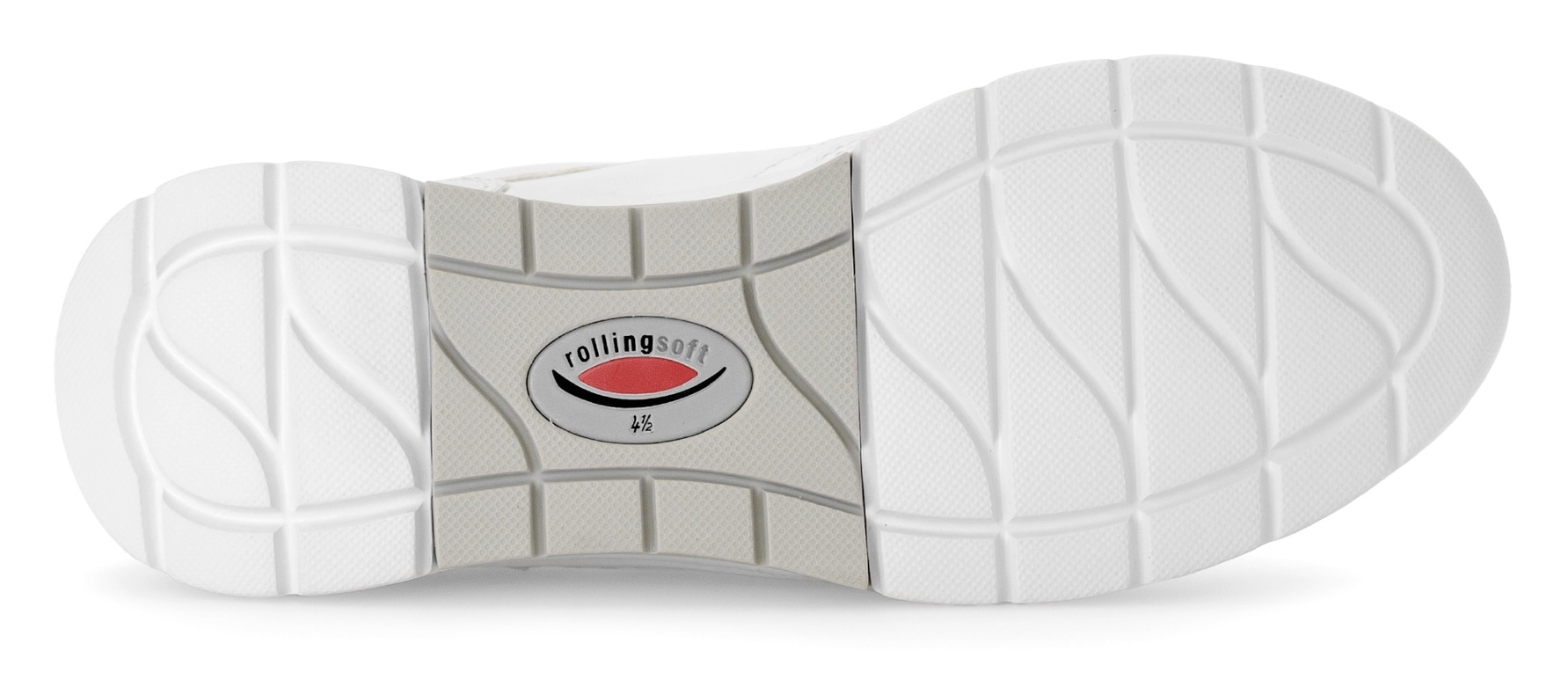 Gabor Rollingsoft Keilsneaker, Freizeitschuh, Halbschuh, Schnürer, herausnehmbares Wechselfußbett