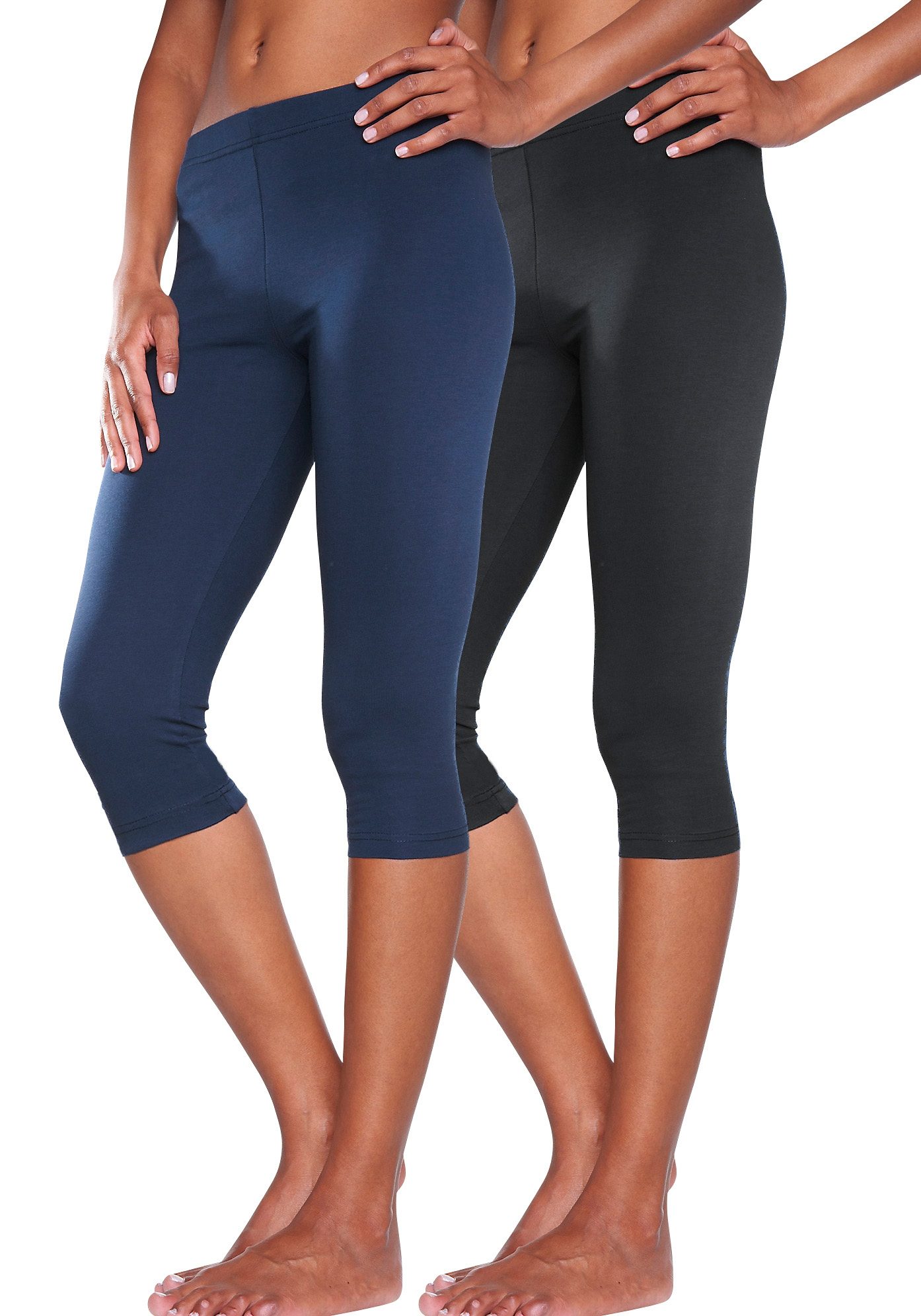 Thumbnail - Vivance active Caprileggings mit Gummibund, Loungewear