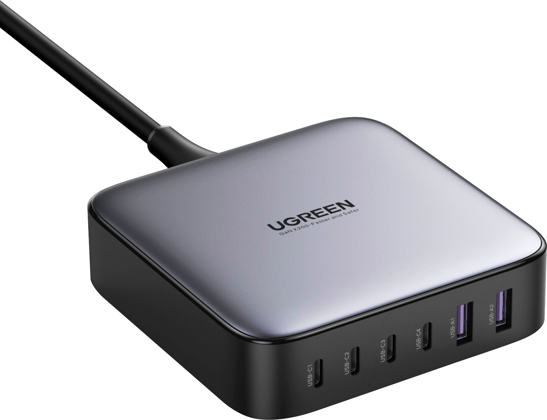 UGREEN USB-Ladegerät »Nexode 2xUSB-A + 4xUSB-C 200W Desktop Fast«