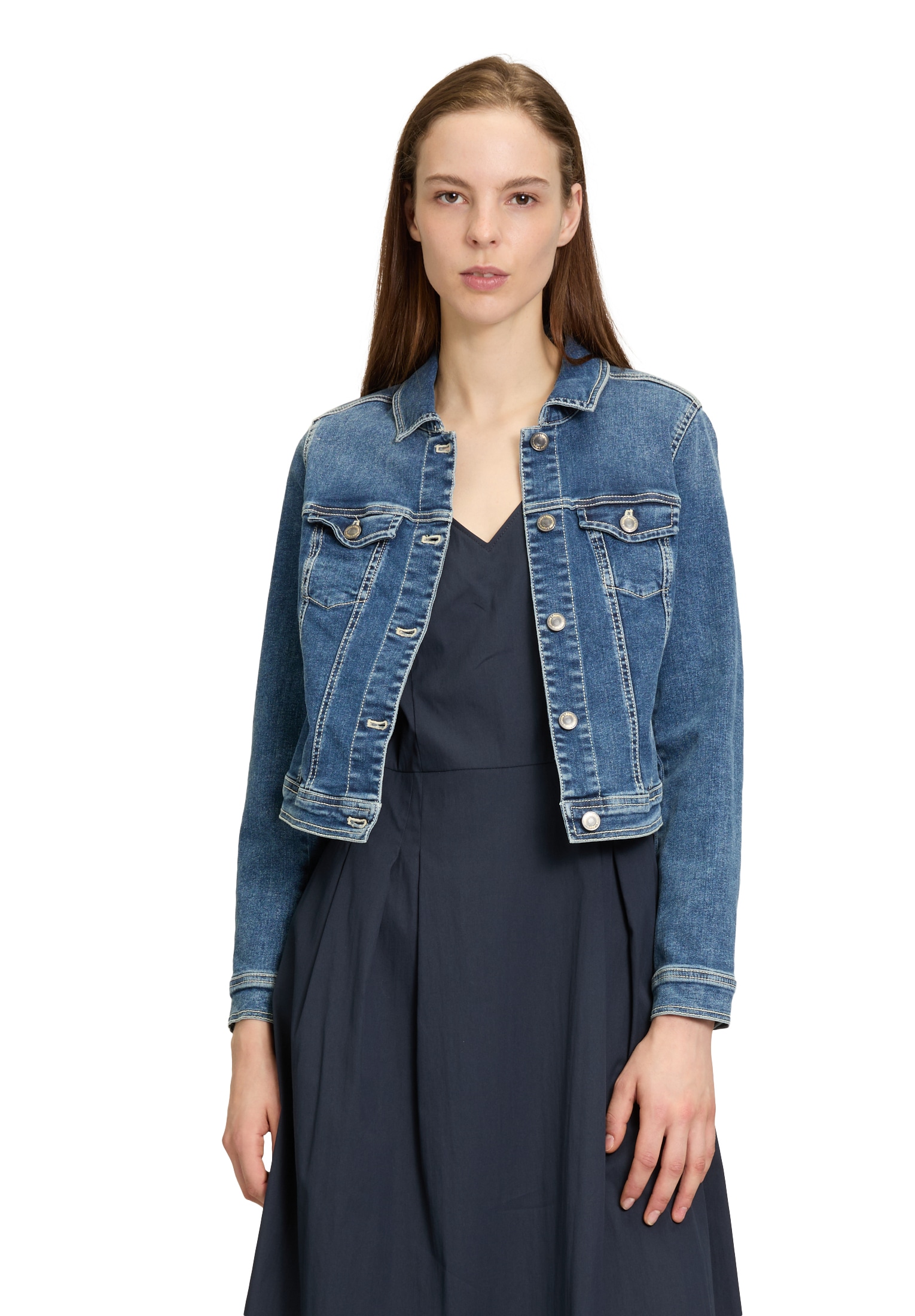 Jeansjacke »Vera Mont Jeansjacke mit Waschung«