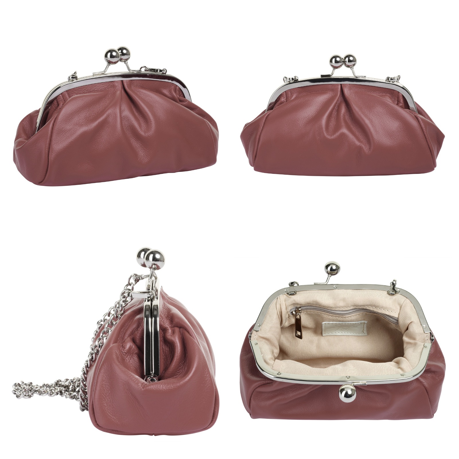 Samantha Look Umhängetasche echt Leder, Made in Italy günstig online kaufen