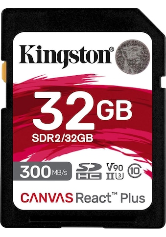 Kingston Speicherkarte »Canvas React Plus SD 32...