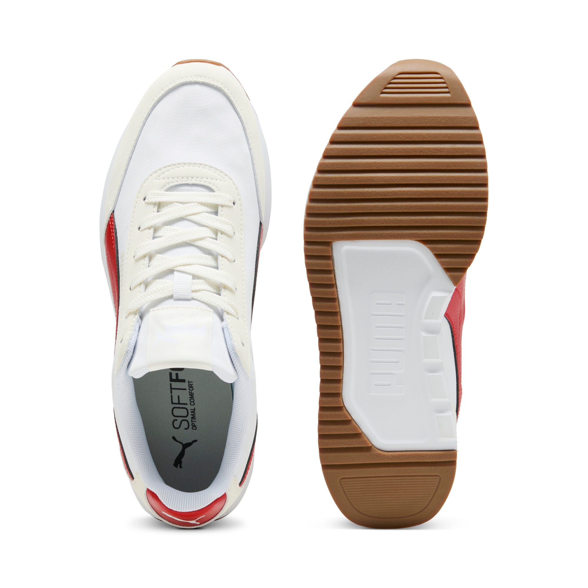 Puma R78 Lightwind Sneakers White Red 38.5 3