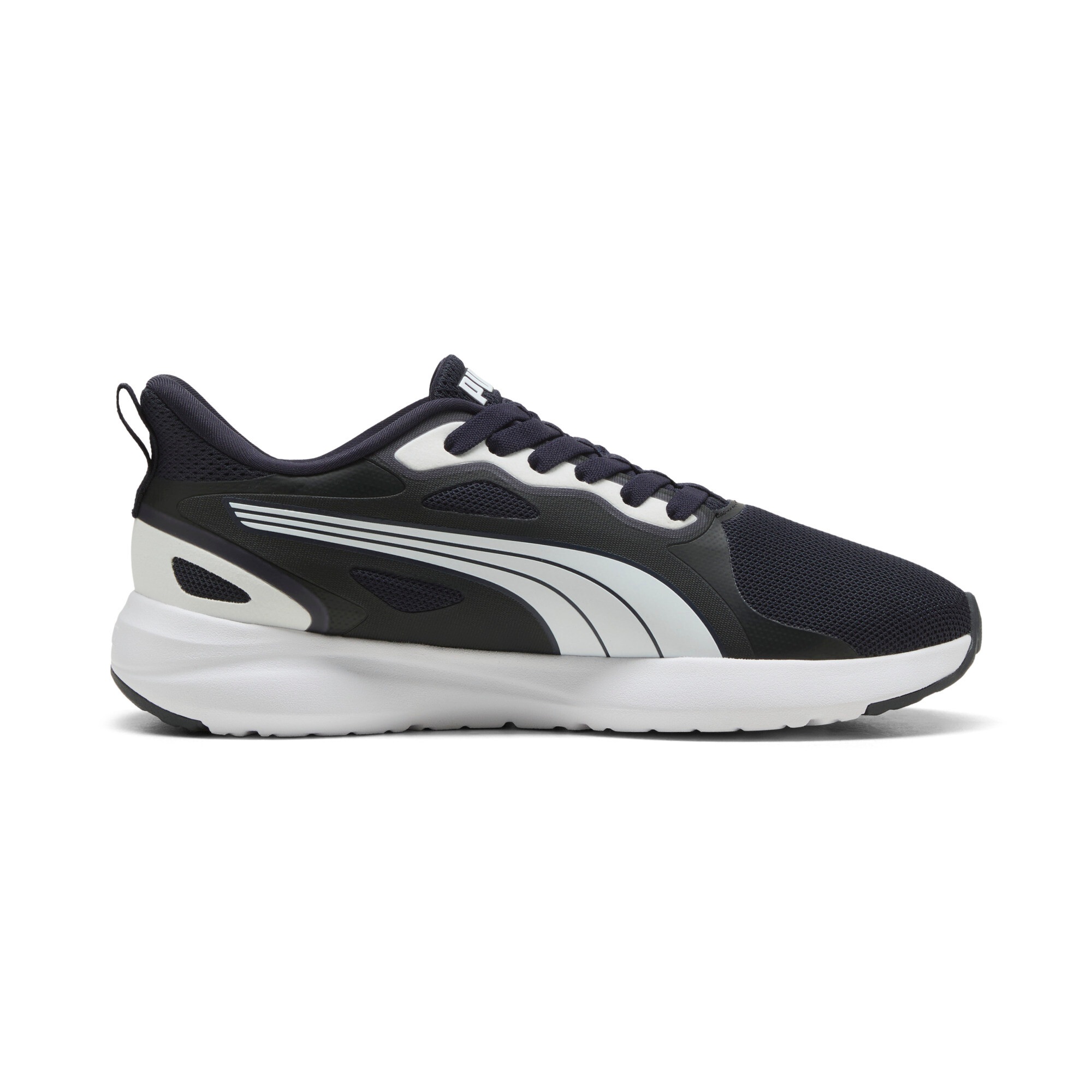 Sneaker PUMA "SOFTRIDE COSMIC STREET SLIPTECH", Herren, Gr. 42,5, new navy, puma weiß, Textil, unifarben, Schuhe Sneaker, mit sportlichem Stil, mit Schlupfeinstieg, ultraweiche Dämpfung 2
