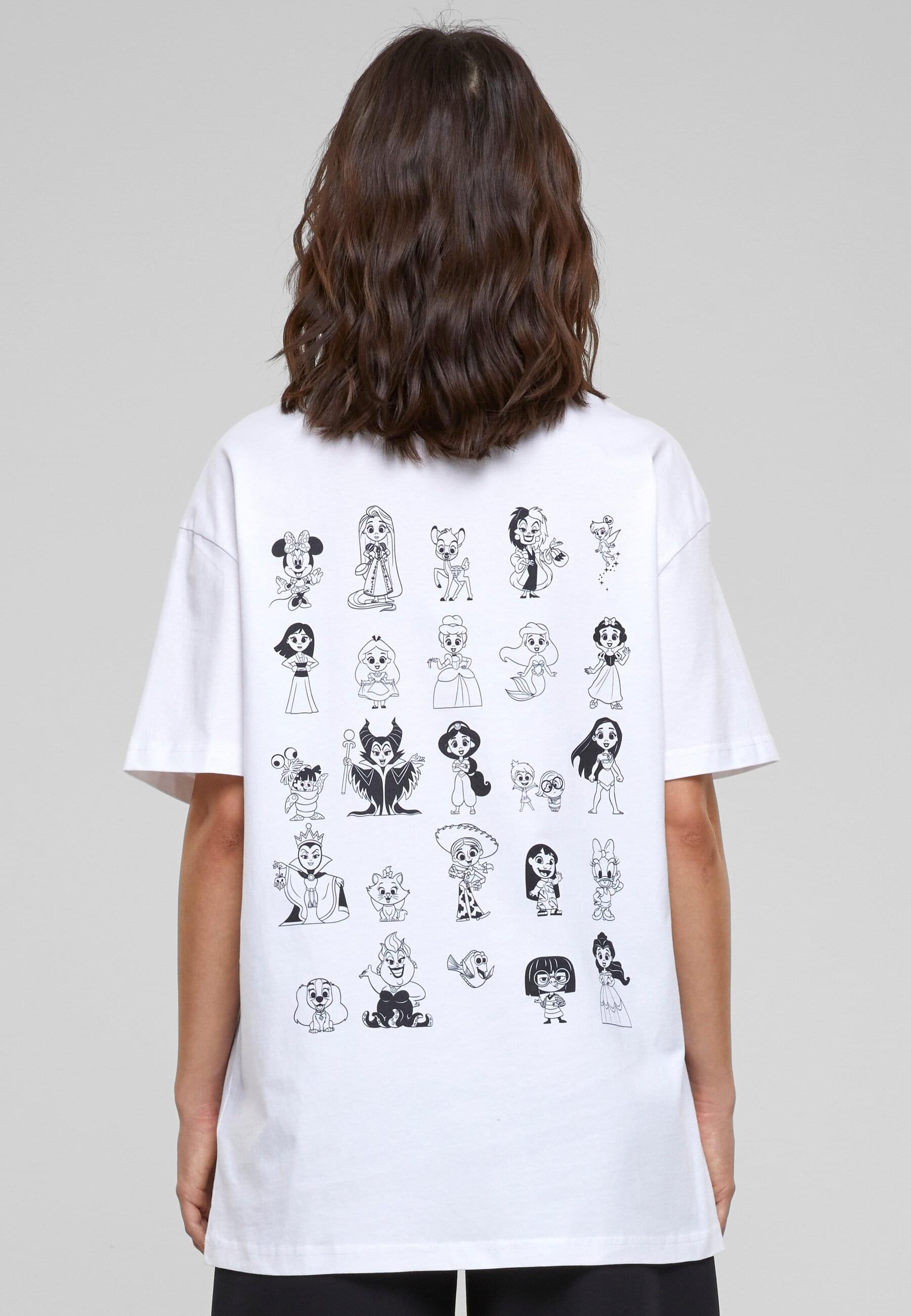 Merchcode T-Shirt »Merchcode Damen Ladies Disney 100 Girl Gang Tee«, (1 tlg.)