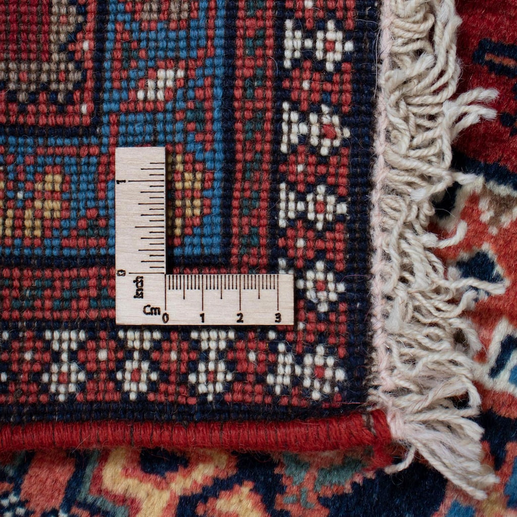 morgenland Wollteppich »Yalameh Medaillon Rosso scuro 148 x 59 cm«, rechteckig