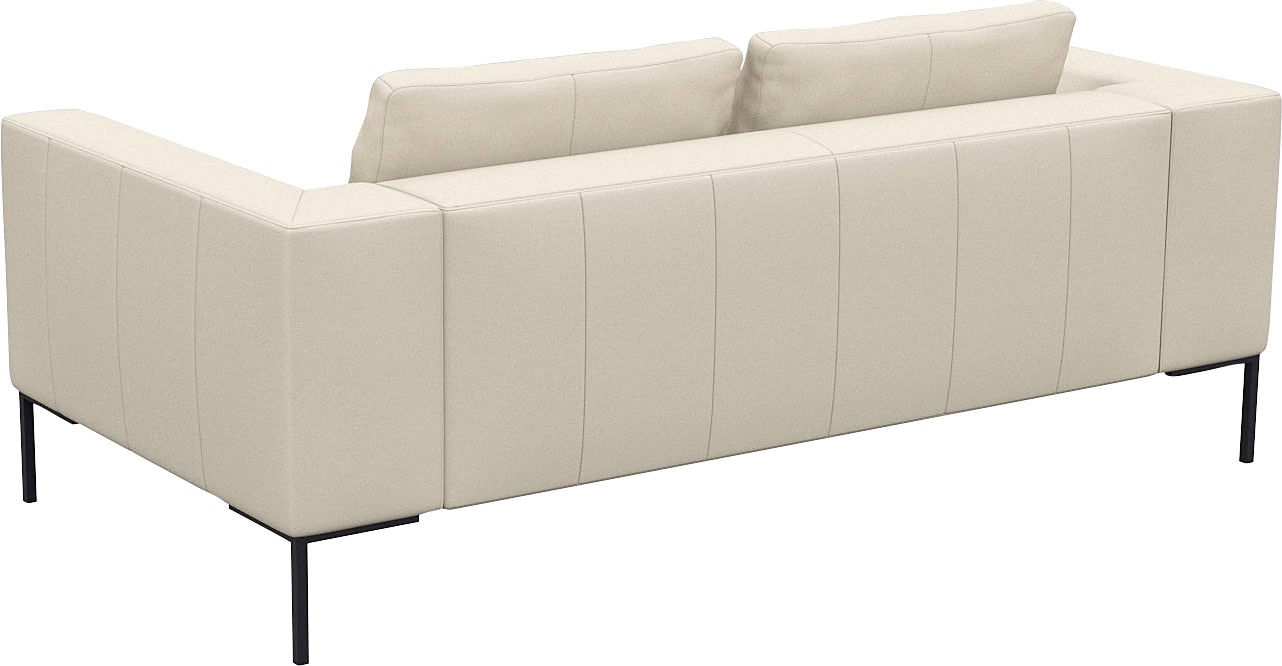 FLEXLUX 2,5-Sitzer »Loano«, modernes Sofa, frei im Raum stellbar, lose Kissen, Kaltschaum im Sitz
