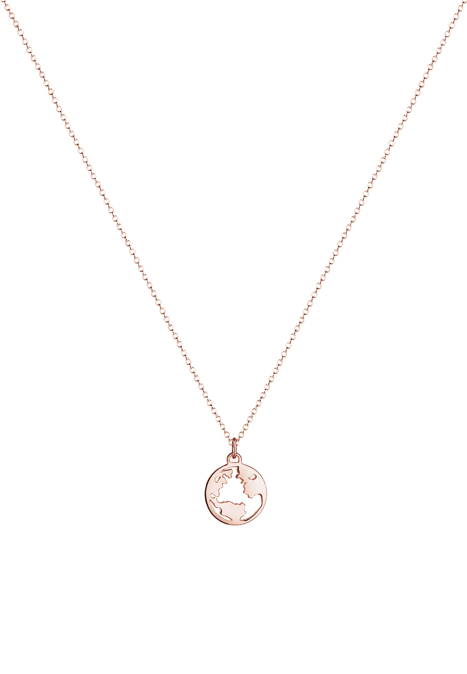 Elli Kette mit Anhänger »mit Anhänger Weltkugel Travel 925 Silber«