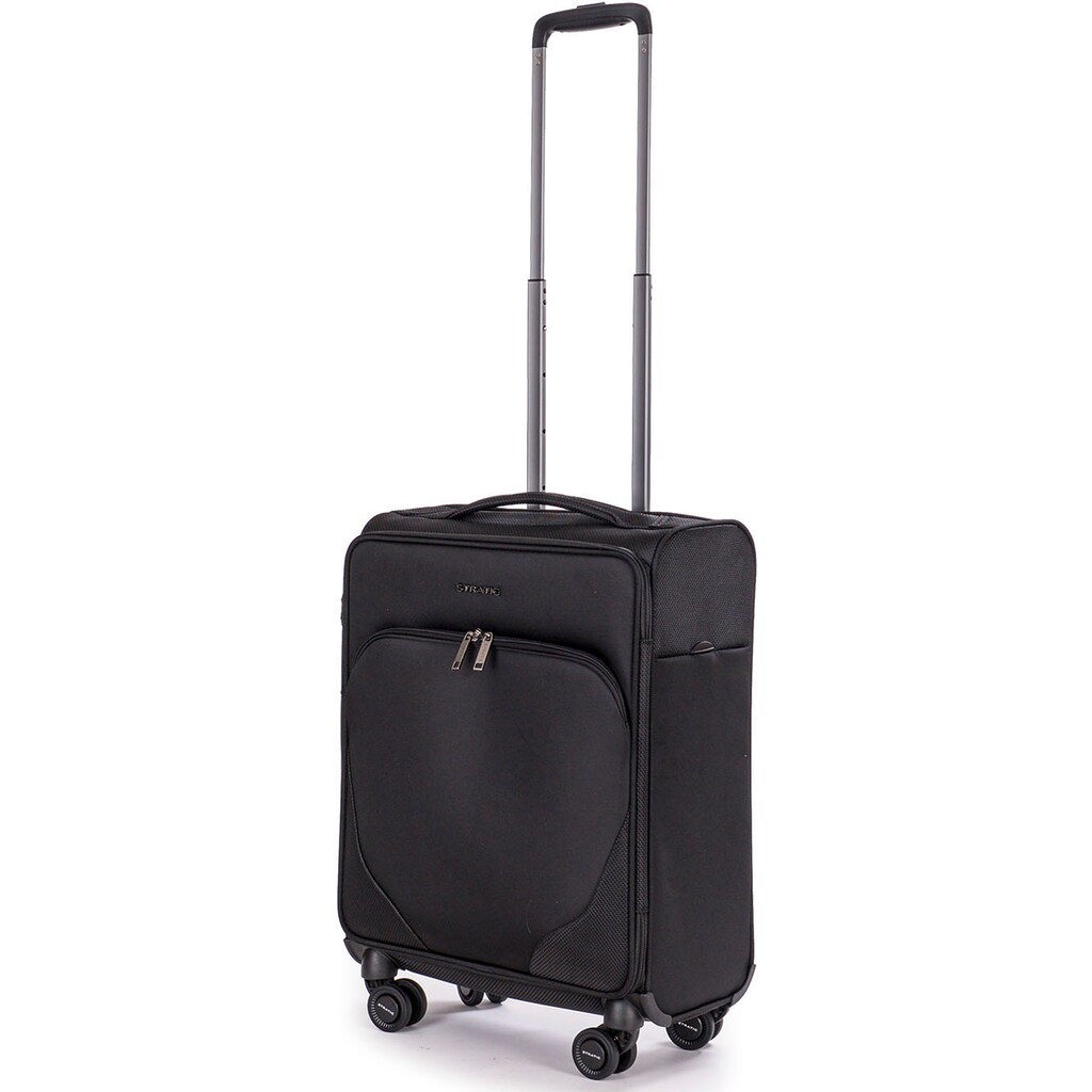 Stratic Weichgepäck-Trolley »Mix S, black«, 4 Rollen