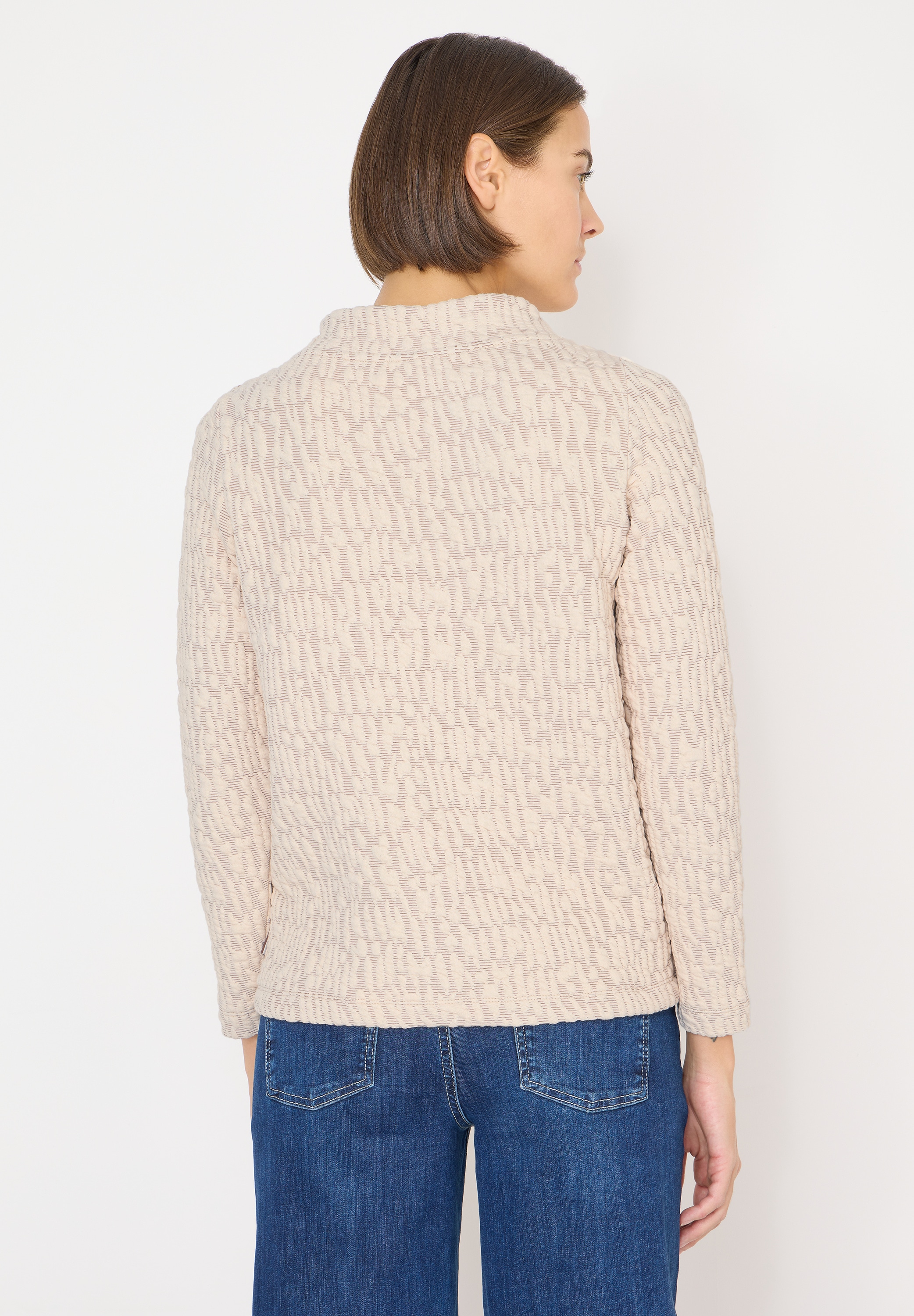 Cecil Langarmshirt mit Tunnelzugband am Kragen