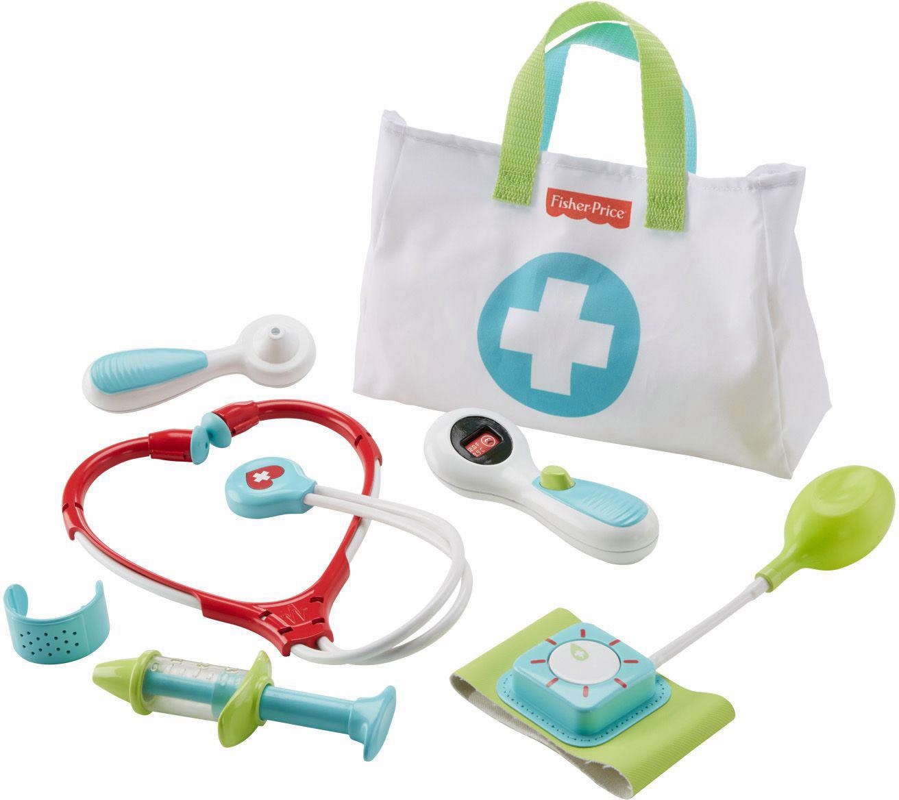 Fisher-Price® Spielzeug-Arztkoffer »Arzttasche«, (7 tlg.)