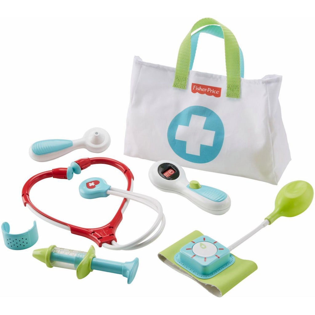 Fisher-Price® Spielzeug-Arztkoffer »Arzttasche«, (7 tlg.)