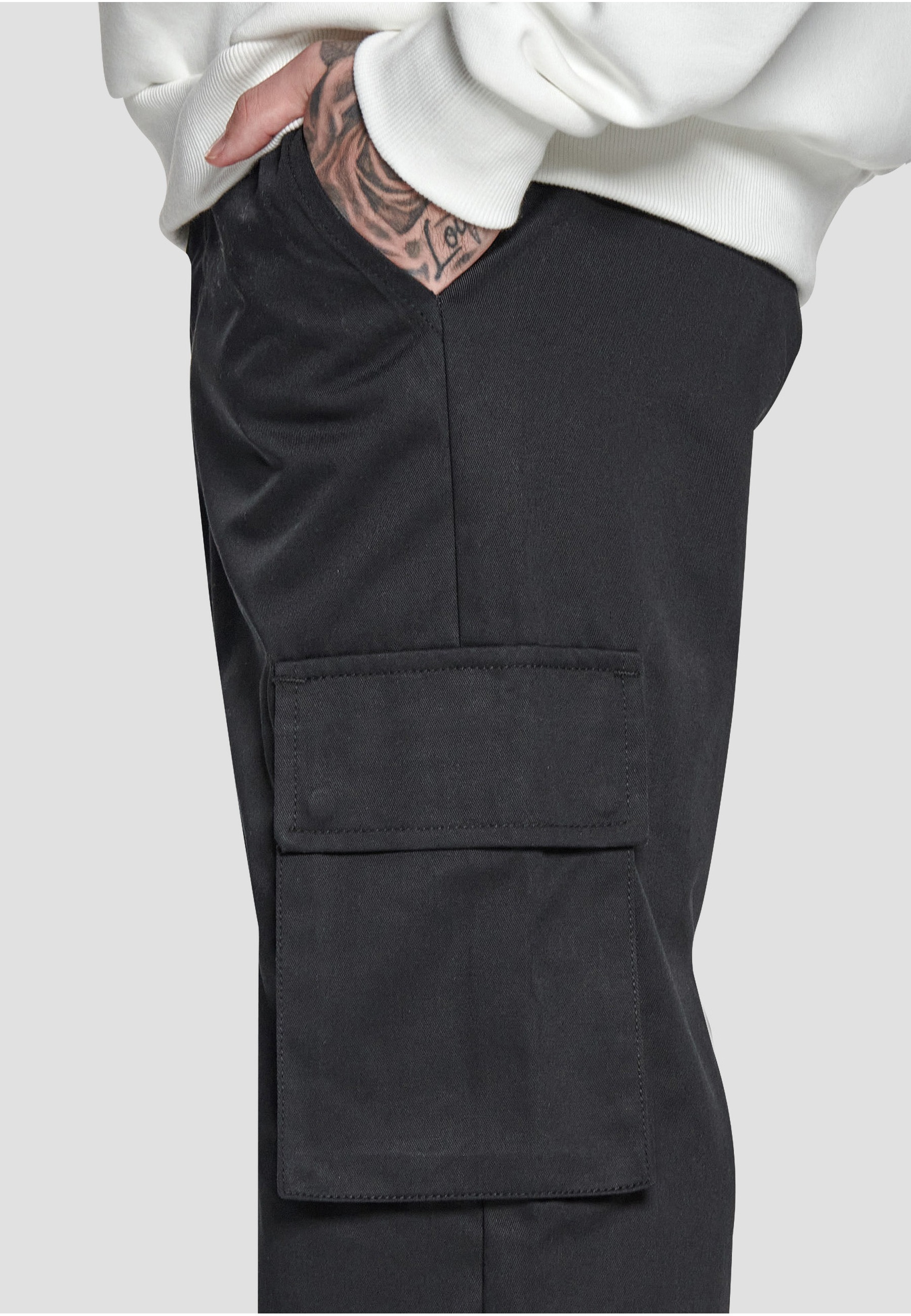 Dropsize Cargohose »Dropsize Dropsize Double Cargo Pocket Workwear Pants«