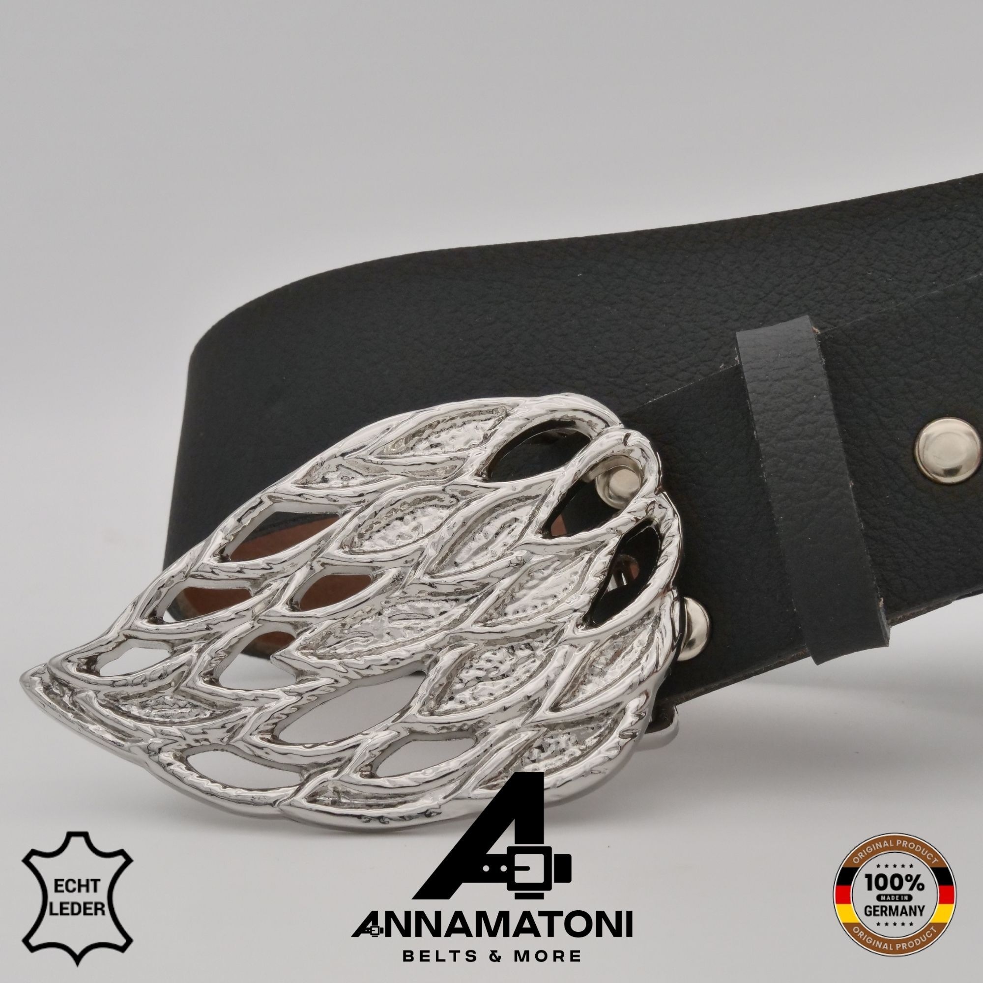 AnnaMatoni Ledergürtel »AnnaMatoni AnnaMatoni Damen Leder Gürtel mit eleganter«