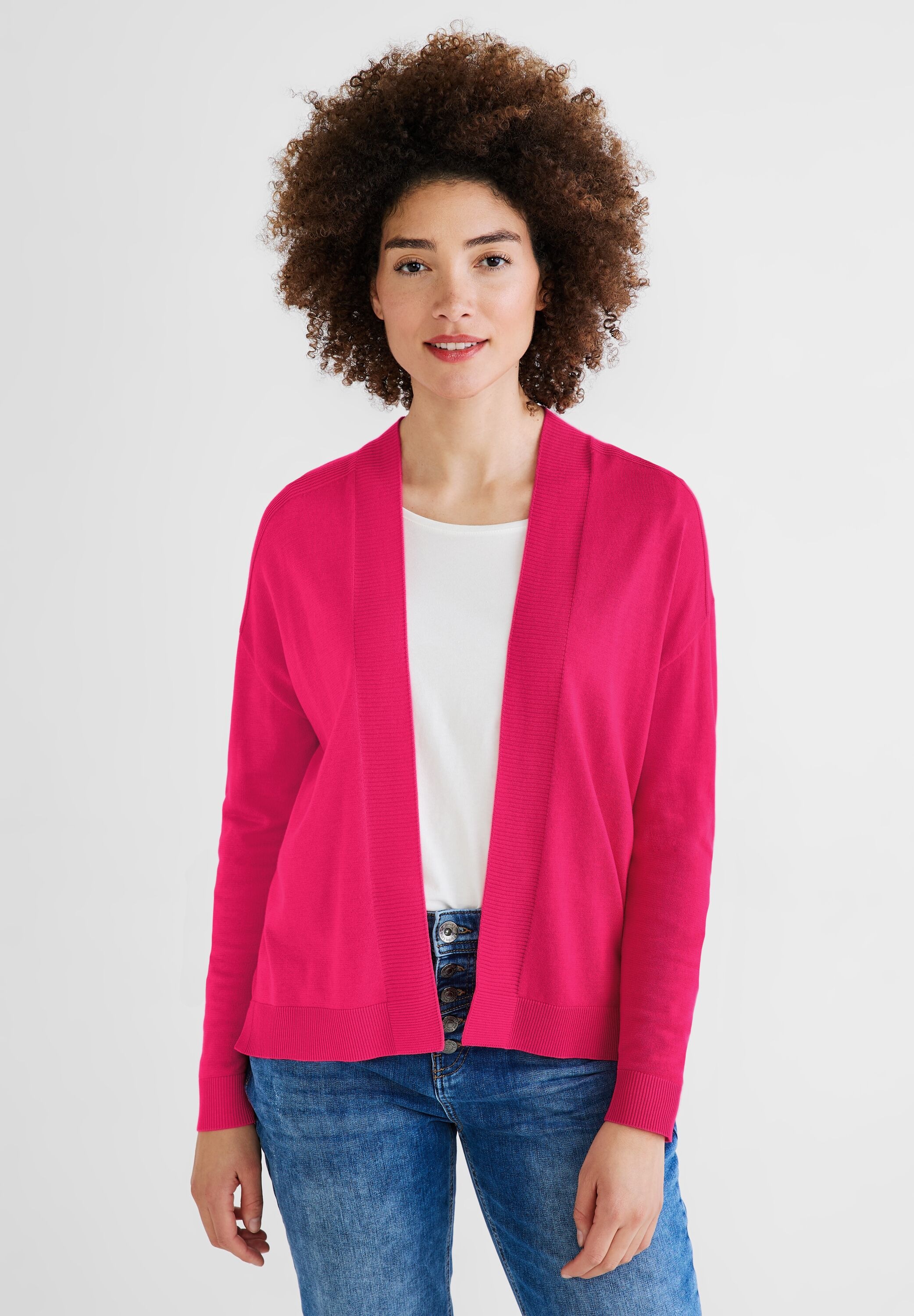 STREET ONE Strickjacke, aus softem Materialmix kaufen