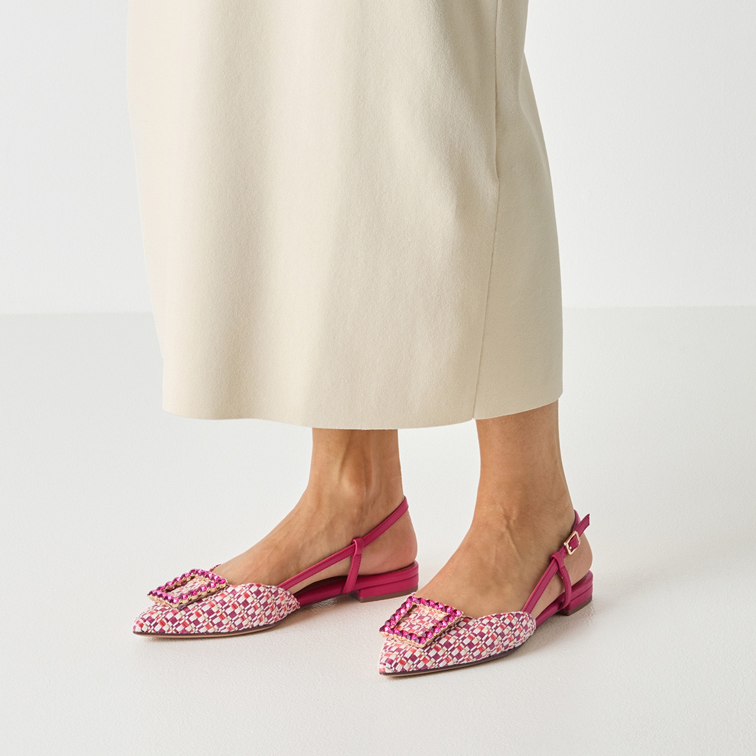 Tamaris Slingpumps  Blockabsatz, Sommerschuh, Businesschuh in spitzer Form