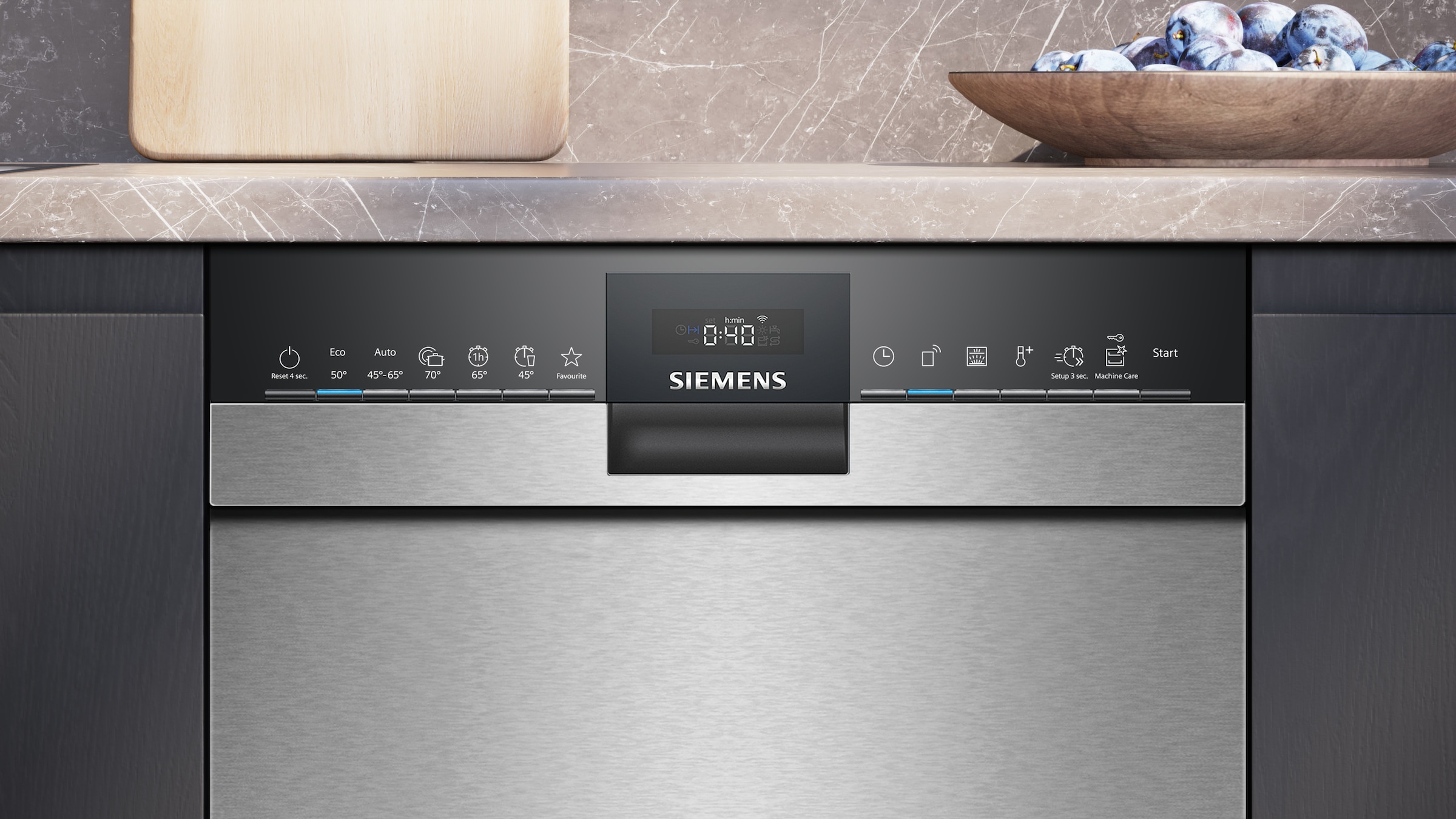 SIEMENS Unterbaugeschirrspüler iQ300 »SR43ES24ME«, 10 Maßgedecke
