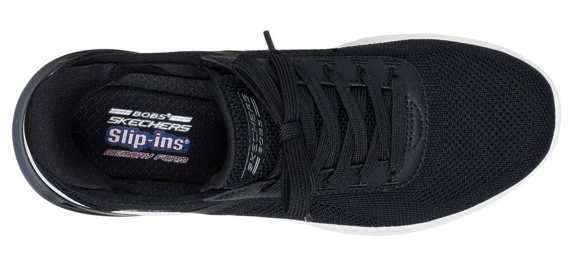Skechers Slip-On Sneaker »BOBS ARC WAVES 2.0«, Trainingsschuh, Slipper, Schnürschuh in veganer Verarbeitung